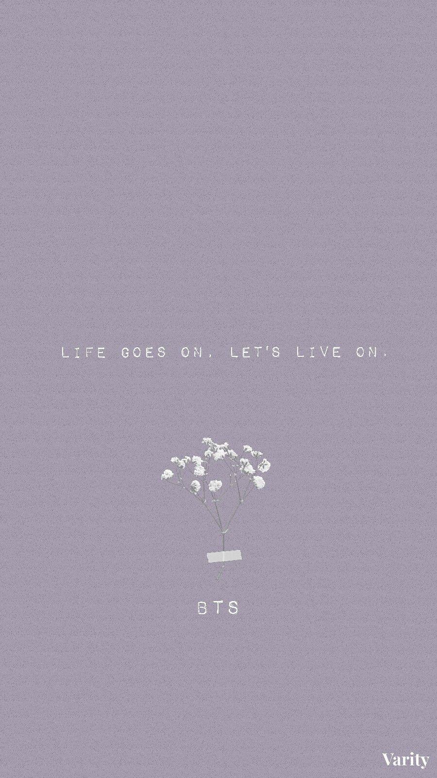 Download BTS Life Goes On Speech Bubbles Wallpaper  Wallpaperscom