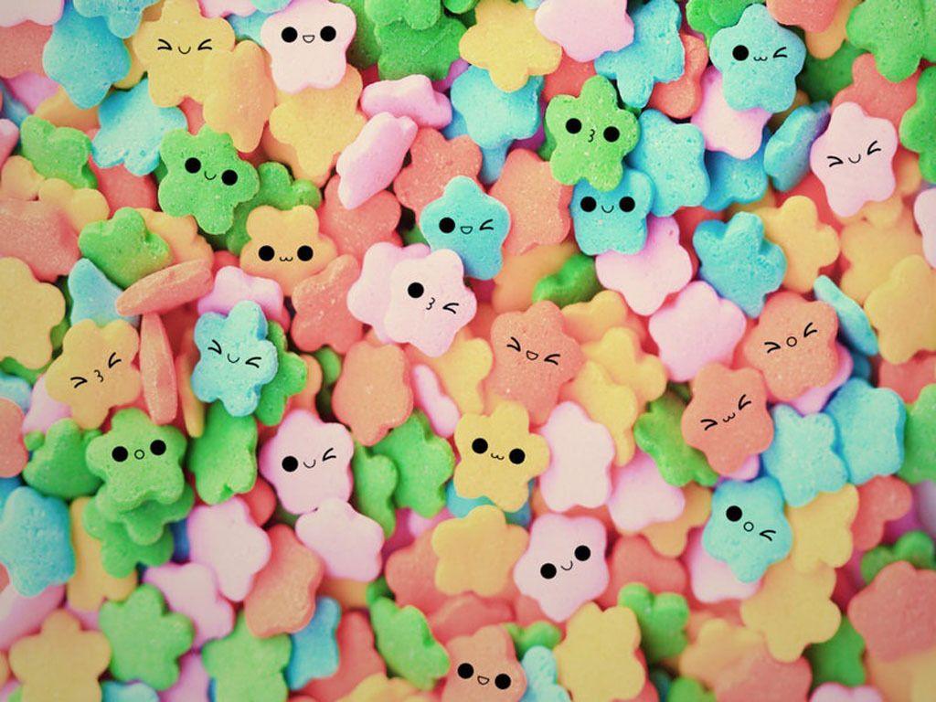 1024x768 Wallpaper Stars Kawaii *w*