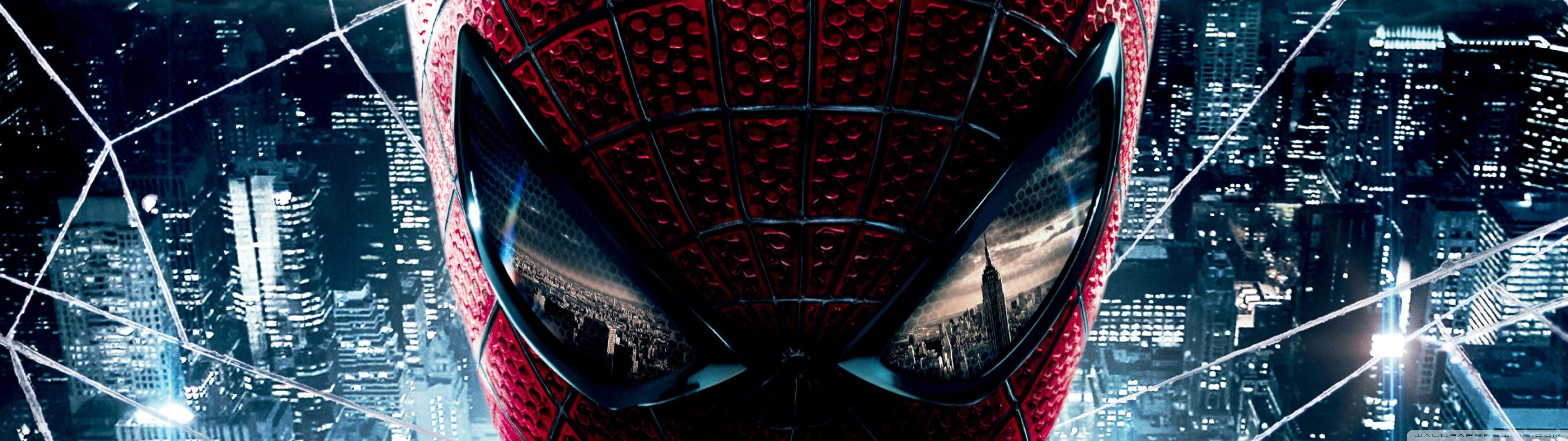 3840x1080 The Amazing Spiderman (2012) Ultra HD Desktop Background Wallpaper for : Multi Display, Dual Monitor : Tablet