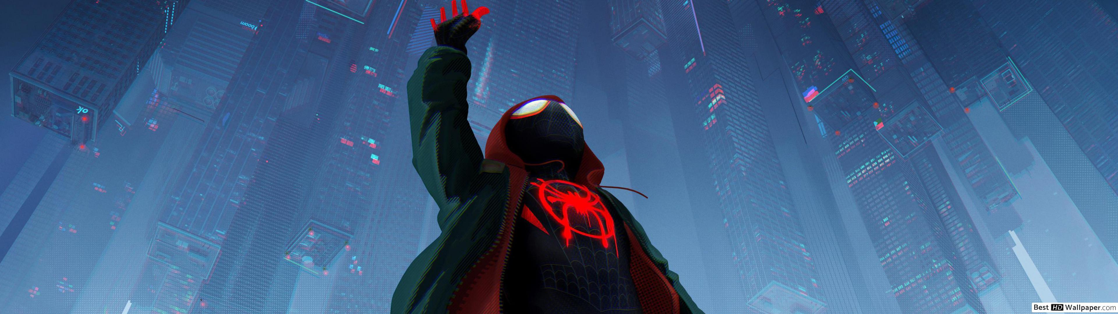 3840x1080 Spider Man Into The Spider Verse