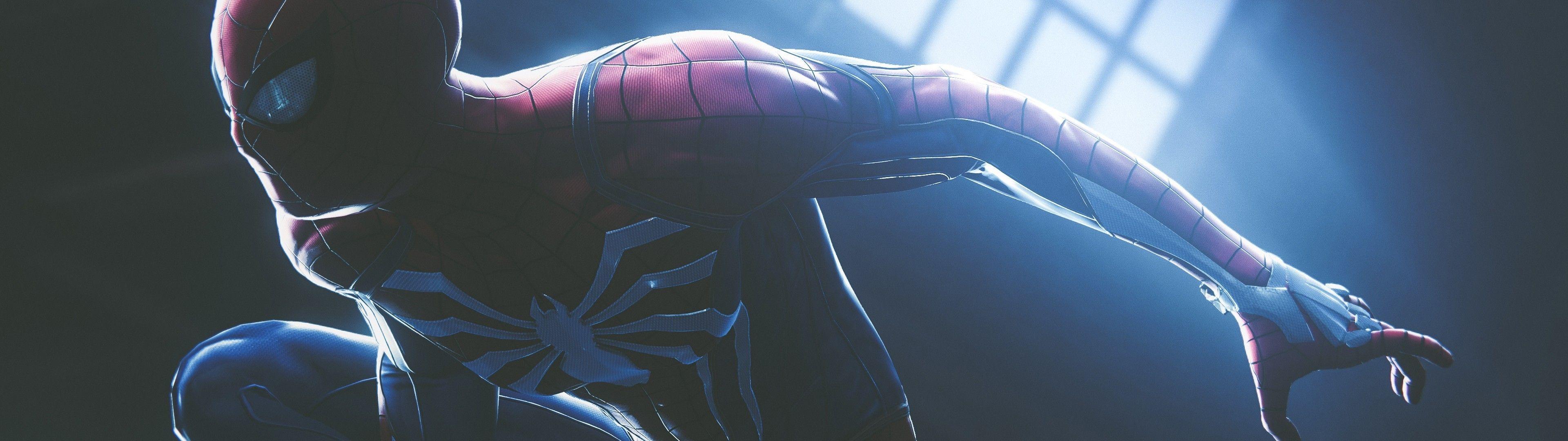 3840x1080 Download 3840x1080 Spider Man, Playstation, Rpg Games Wallpaper