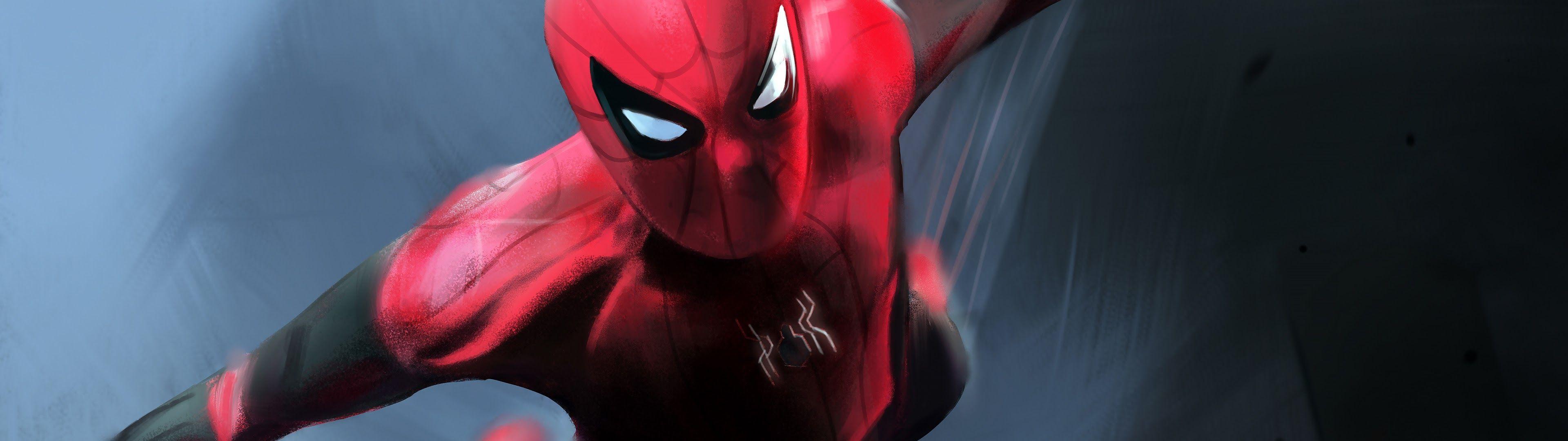 3840x1080 Spider Man: Far From Home 4K Wallpaper