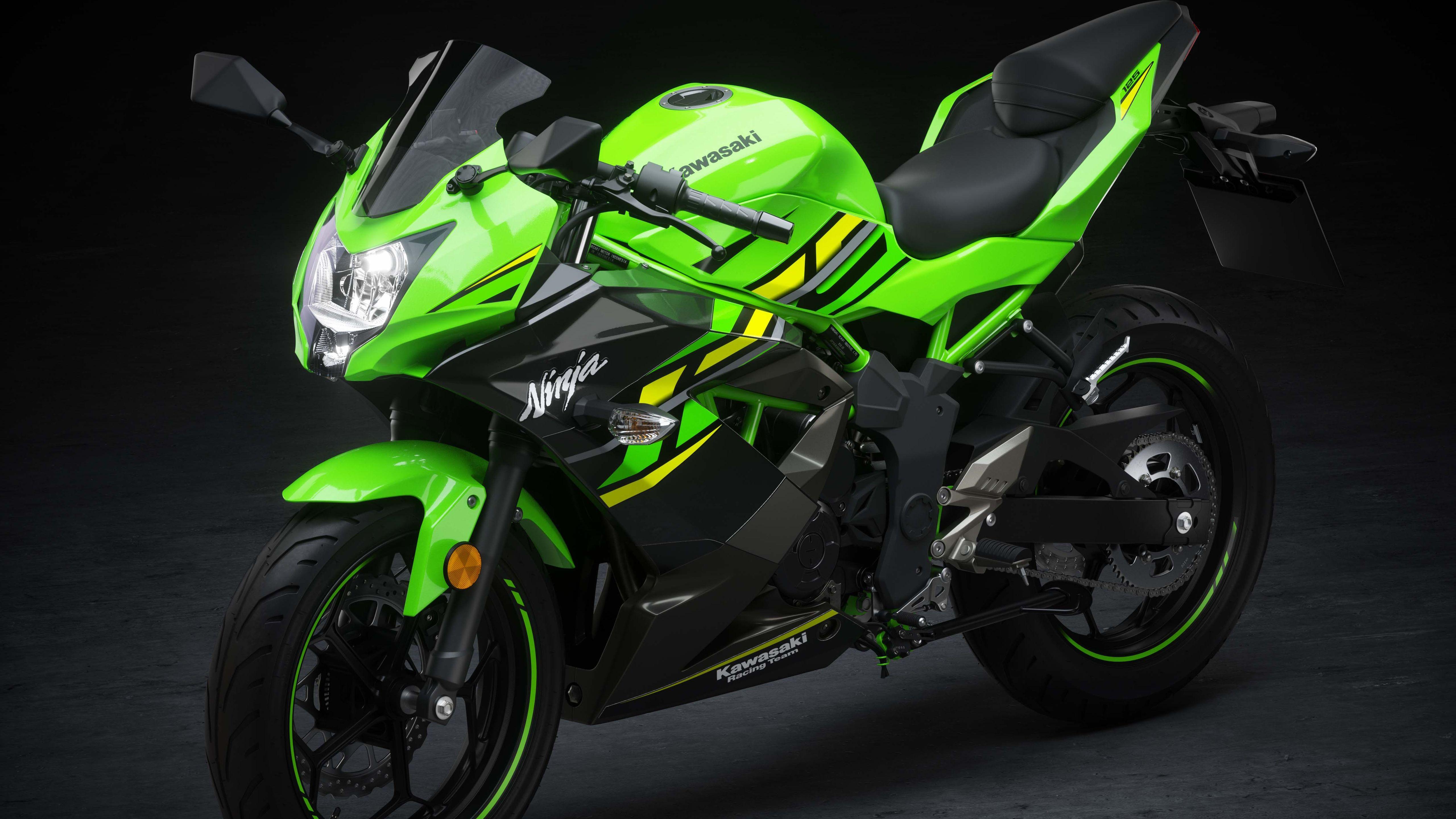 5120x2880 Kawasaki Ninja 125 5K Wallpaper