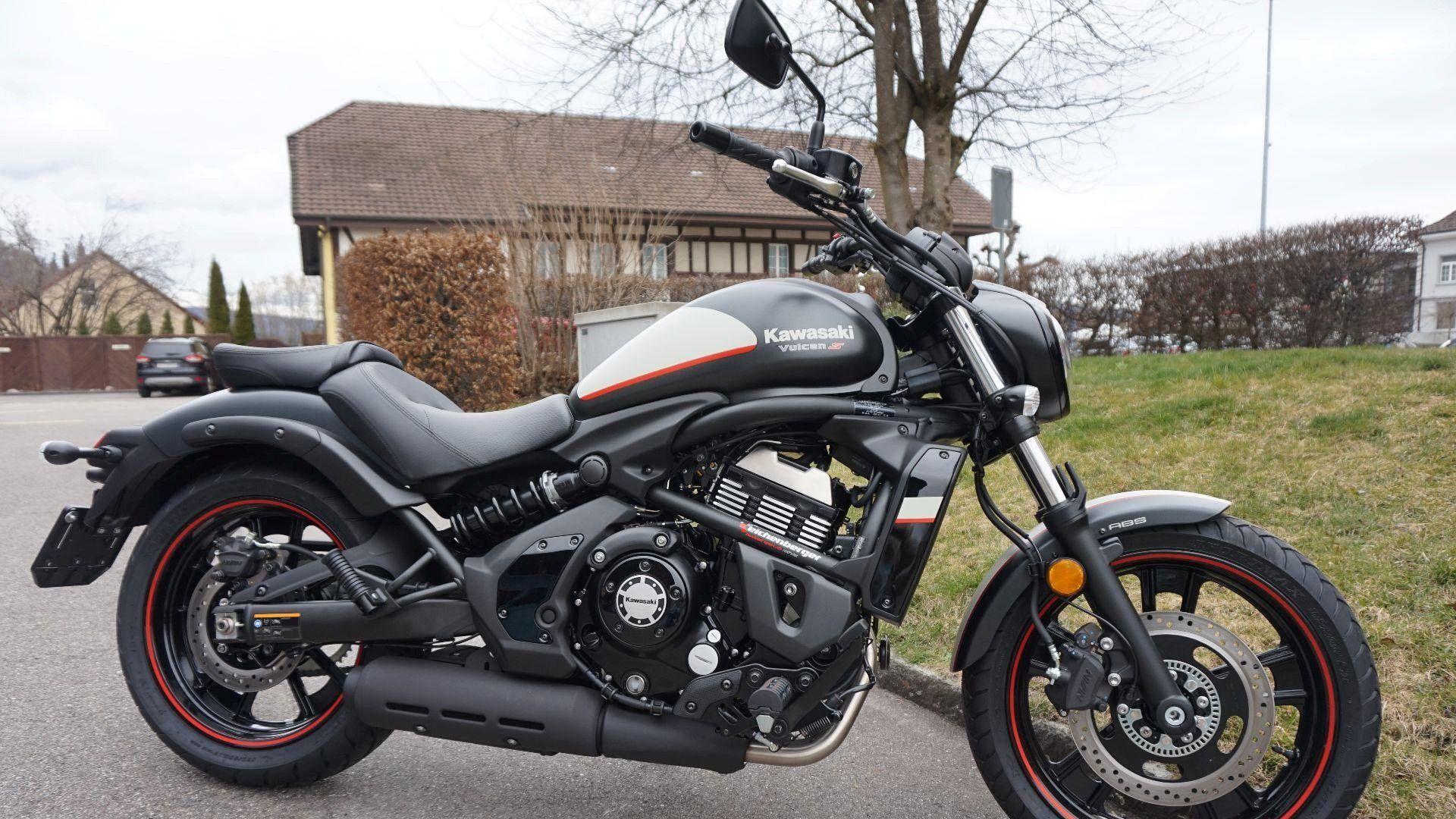 1920x1080 Kawasaki Vulcan 650 S Black Bike