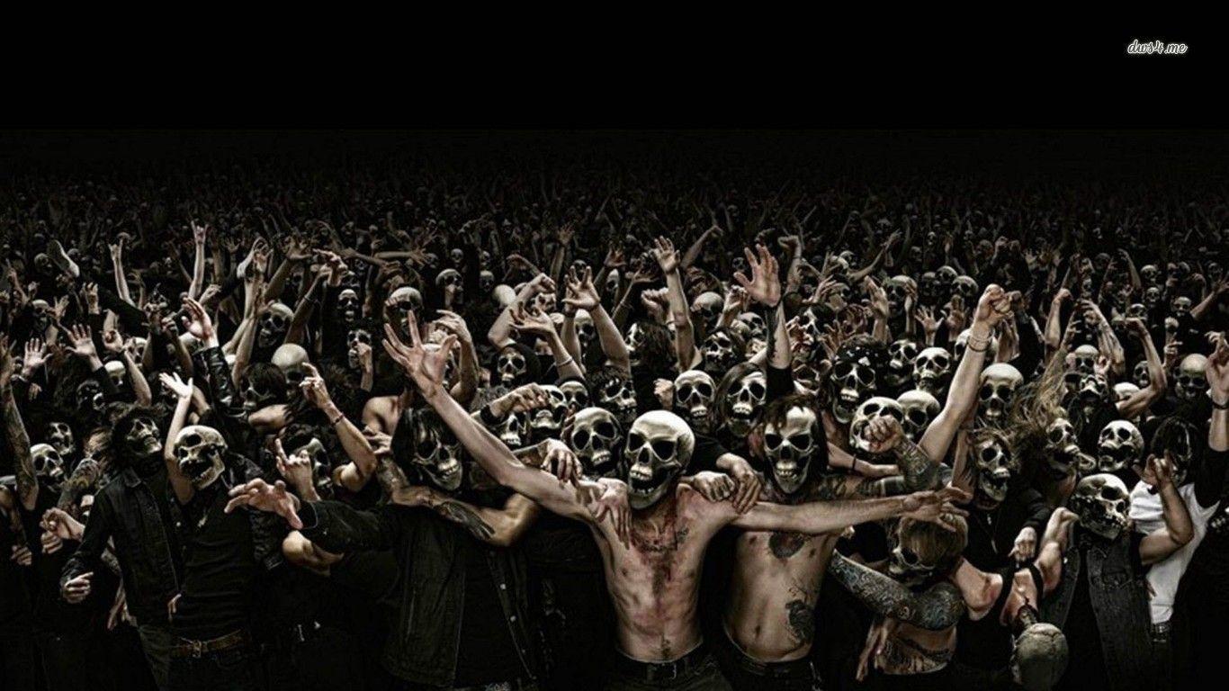 1366x768 Zombie Wallpaper for Windows Desktop