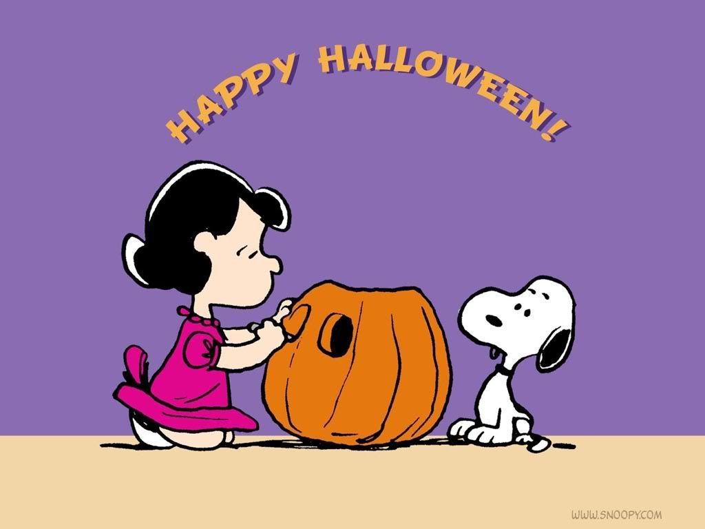 1024x768 Halloween Peanuts Wallpaper