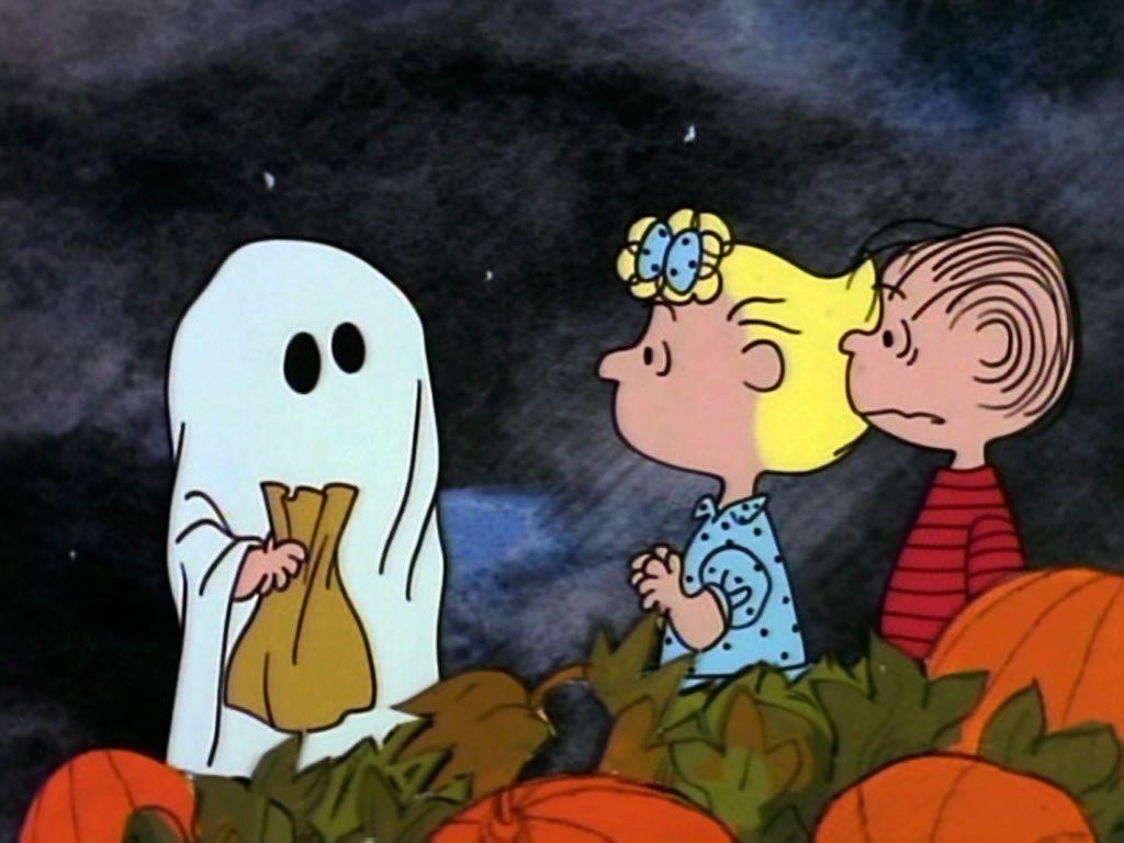 1024x768 Peanuts Halloween Wallpaper