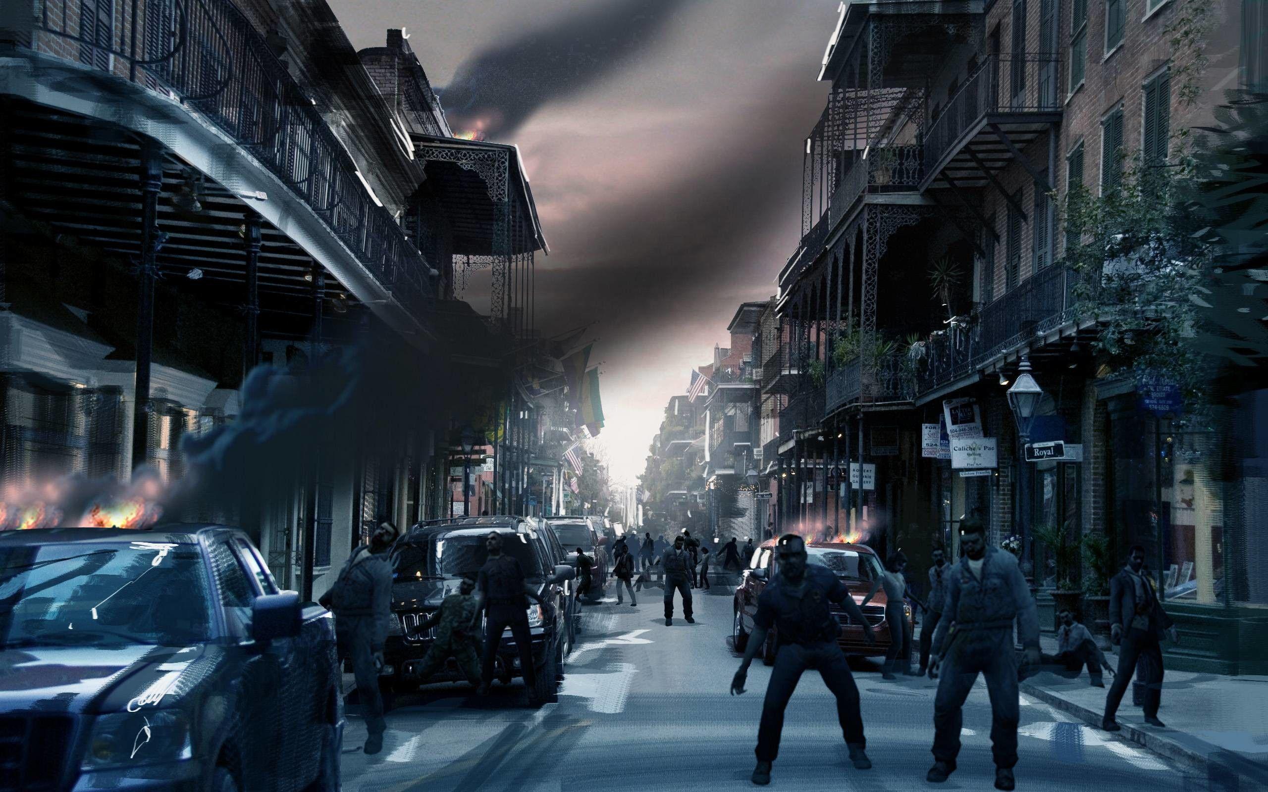 2560x1600 Zombie Apocalypse Wallpaper HD
