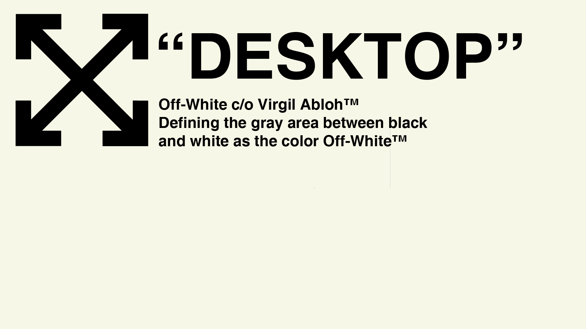 HD off white logo wallpapers