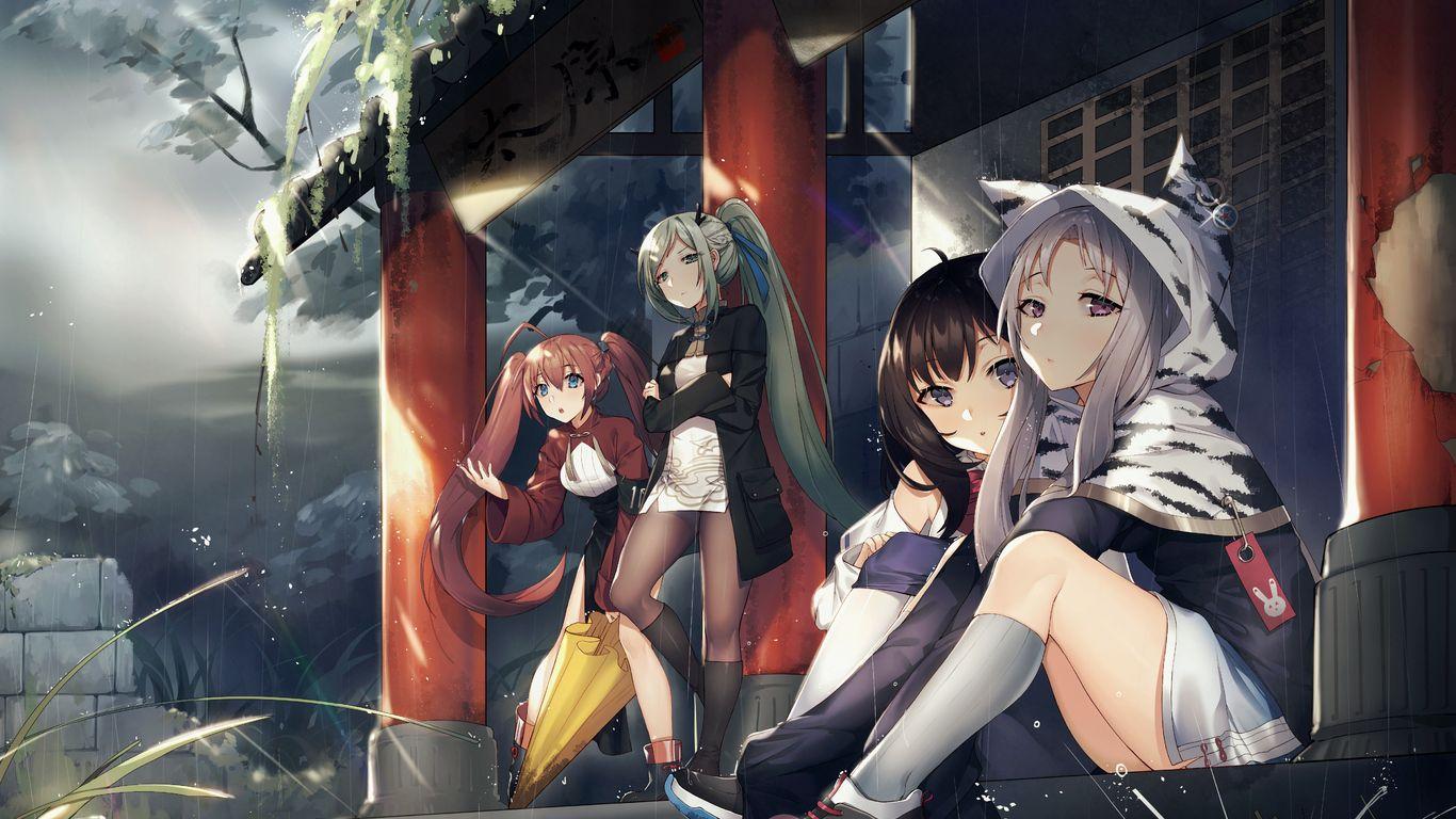1366x768 Bored Anime Girls 4k 1366x768 Resolution HD 4k Wallpaper, Image, Background, Photo and Picture