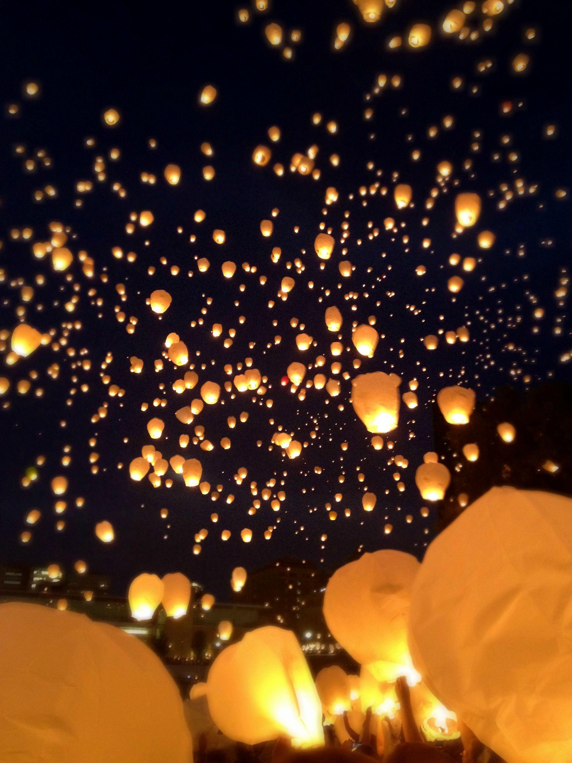 1836x2448 Lanterns Wallpaper