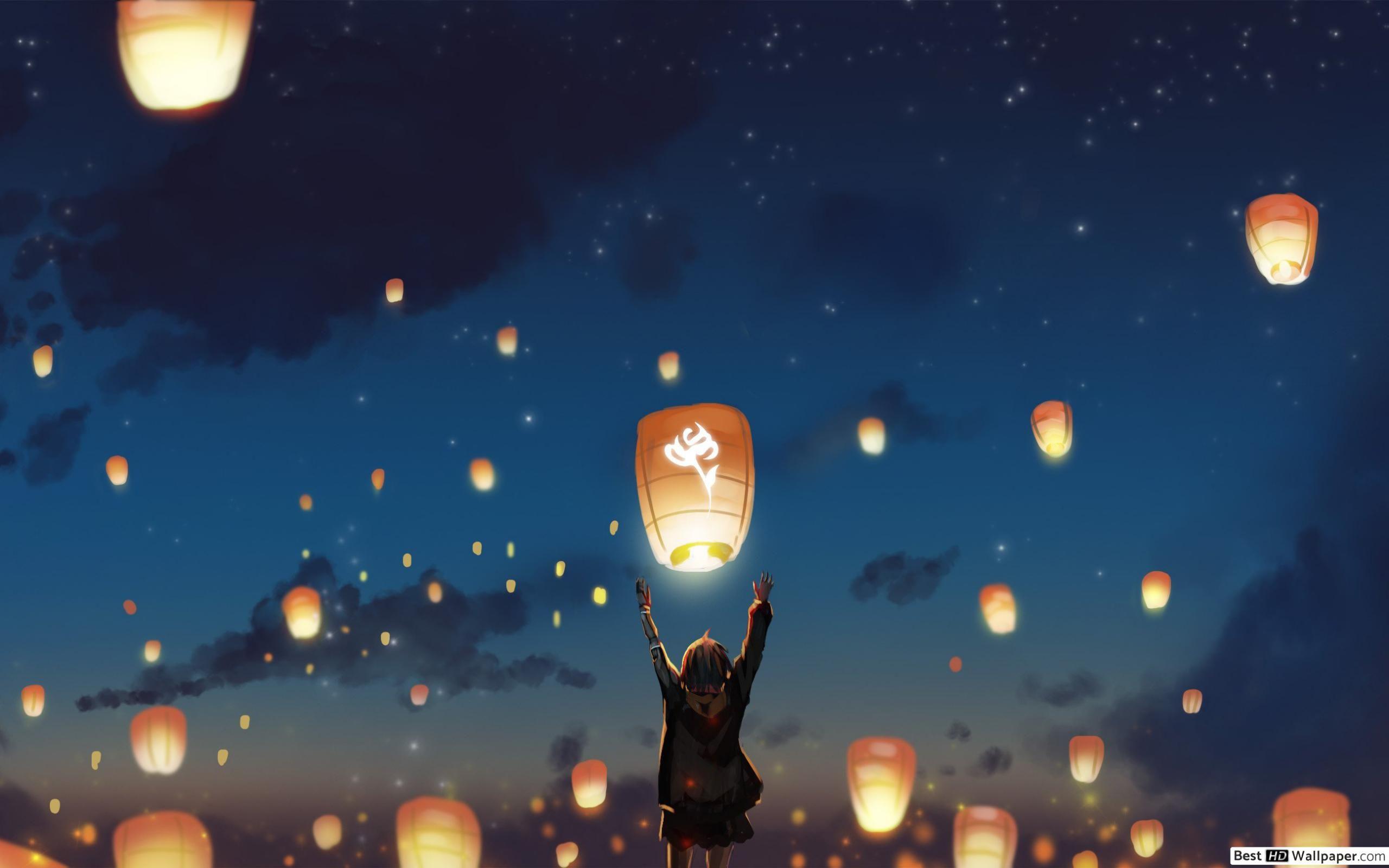 2560x1600 Japanese Lantern Wallpaper