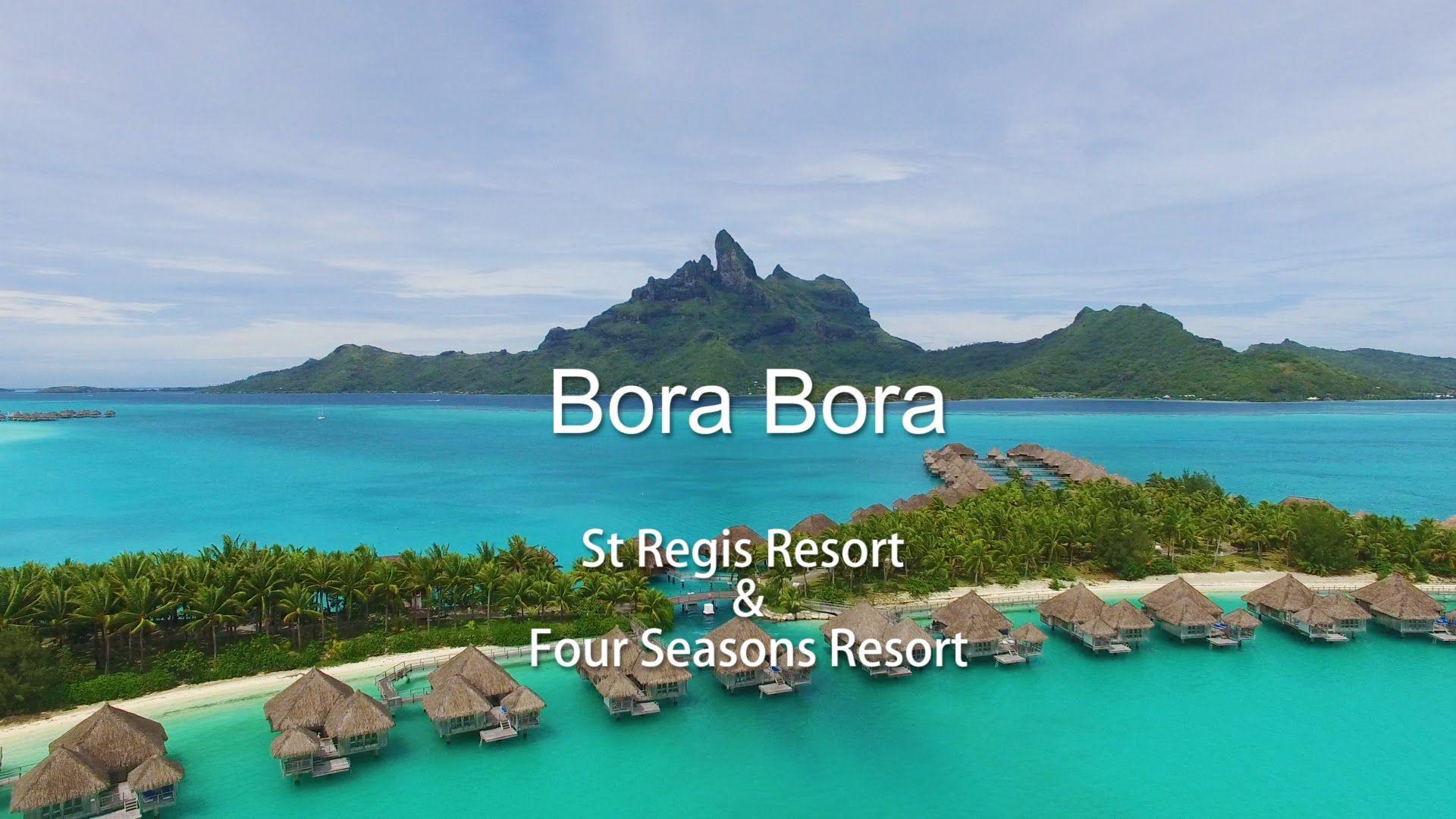 1920x1080 Bora Bora Island by drone in 4K -St. Regis & Four Seasons