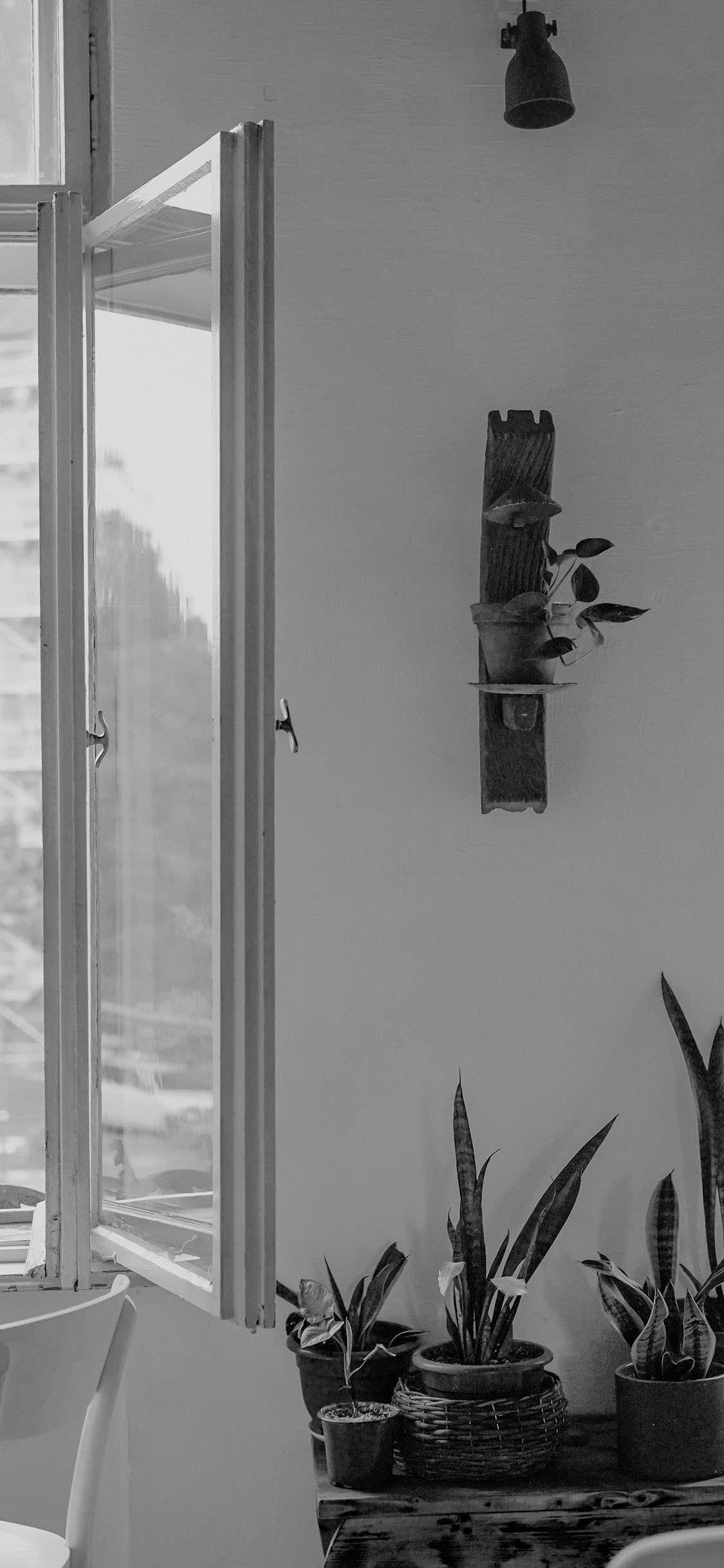 1125x2436 Black And White iPhone Wallpaper