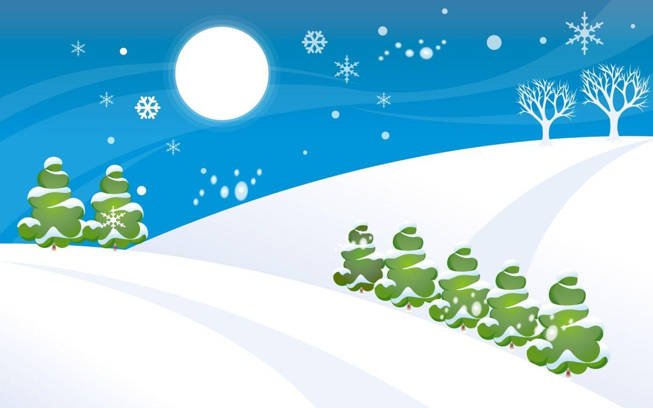 1280x800 Simple Christmas Snow World Wallpaper in jpg format for free download