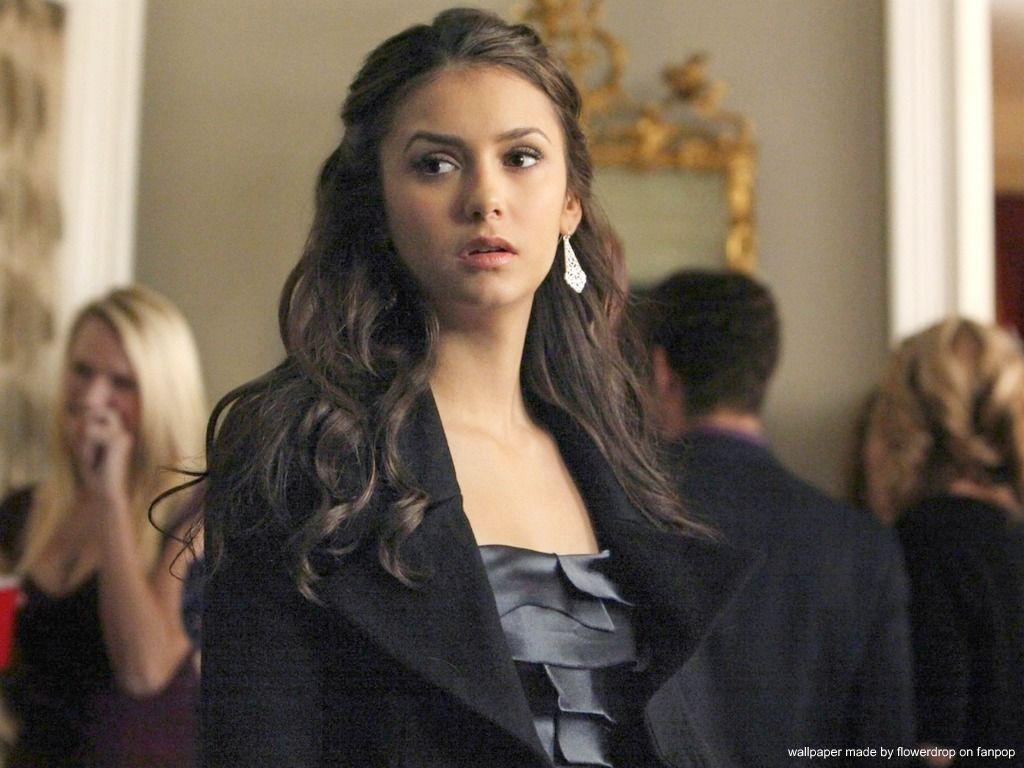 1024x768 Katherine Pierce and Elena Gilbert Wallpaper: Elena&Katherine Wallpaper. Nina dobrev vampire diaries, Katherine pierce, Nina dobrev