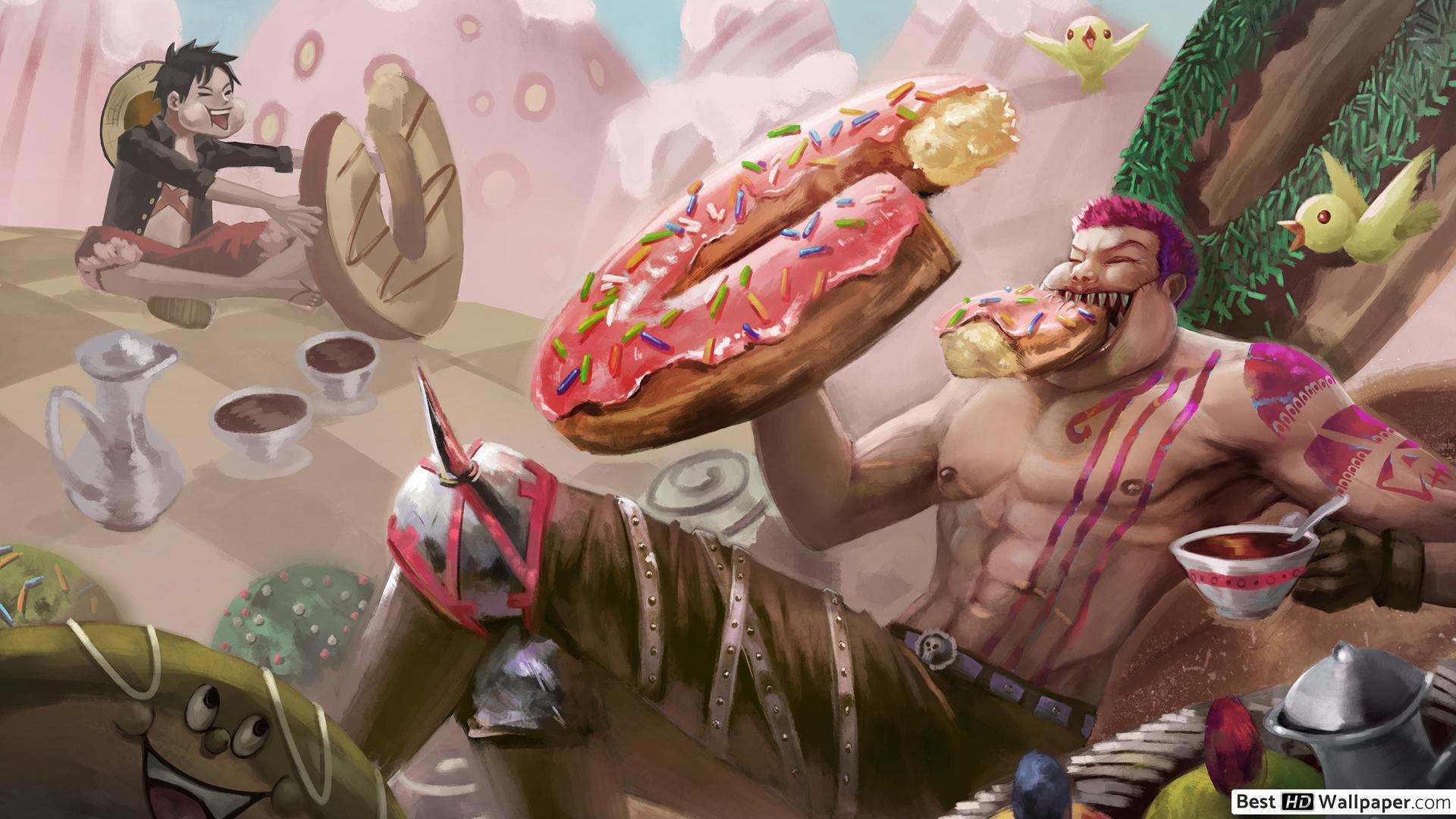 Luffy Vs Katakuri Wallpapers Top Free Luffy Vs Katakuri Backgrounds Wallpaperaccess