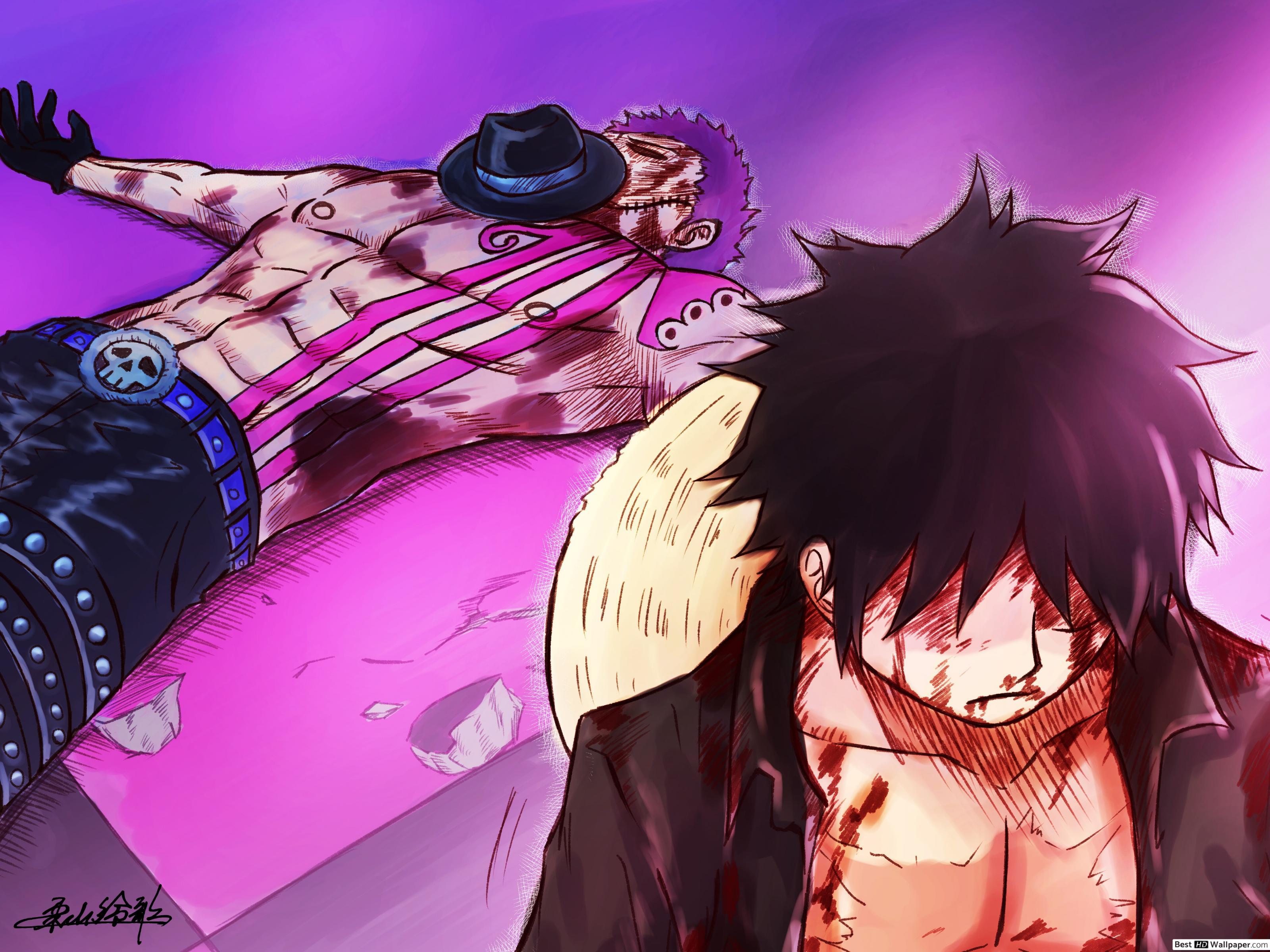 Luffy Vs Katakuri Wallpapers Top Free Luffy Vs Katakuri Backgrounds Wallpaperaccess