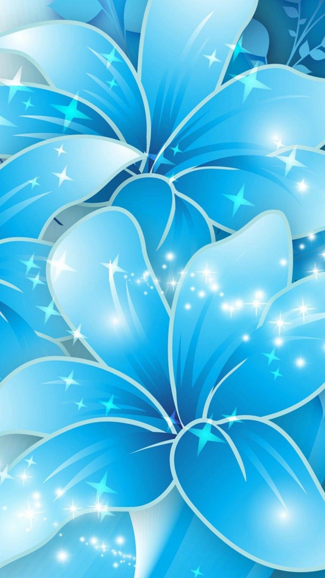 Blue Abstract Flower Wallpapers Top Free Blue Abstract Flower