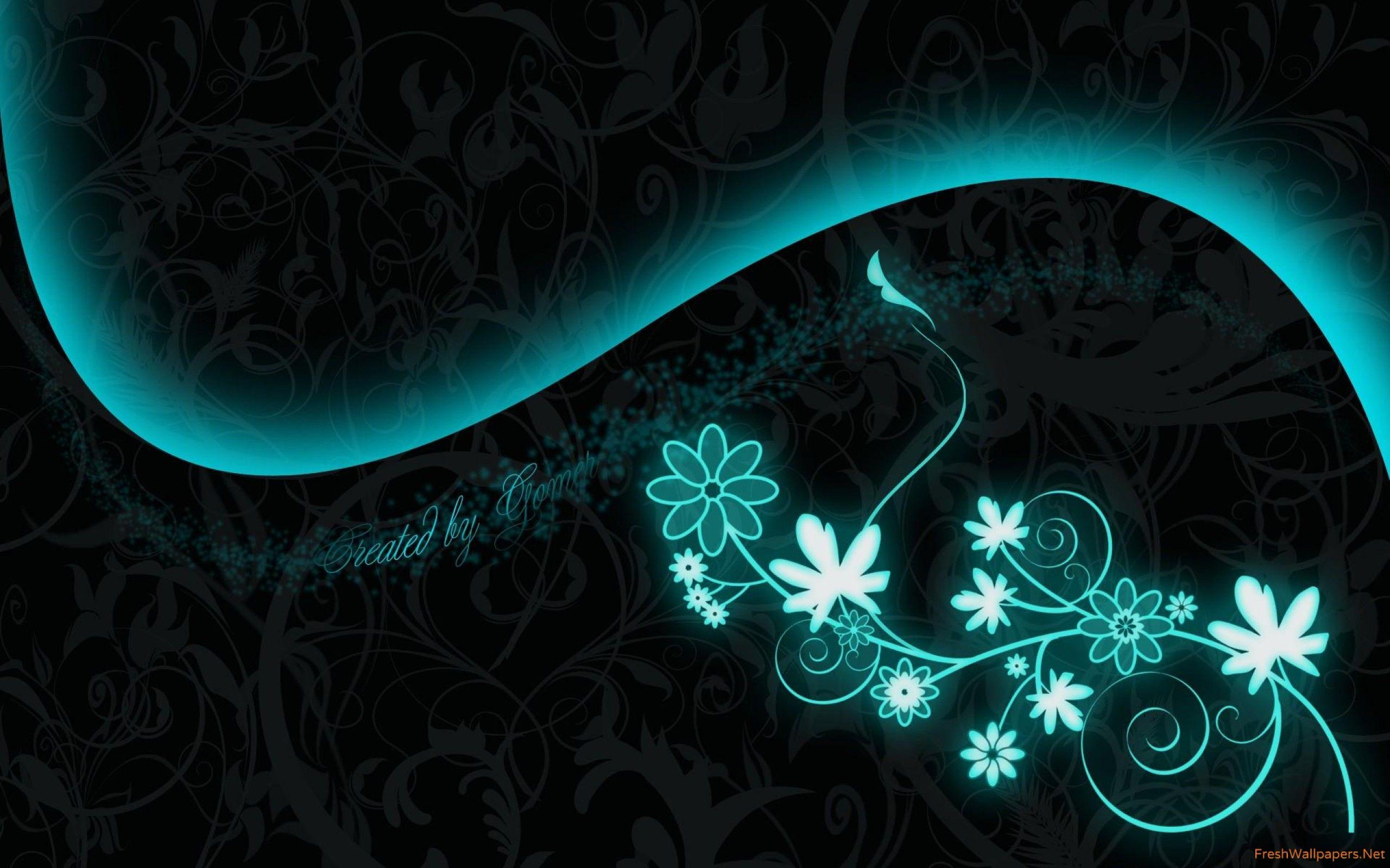 2560x1600 Abstract Flowers Wallpaper