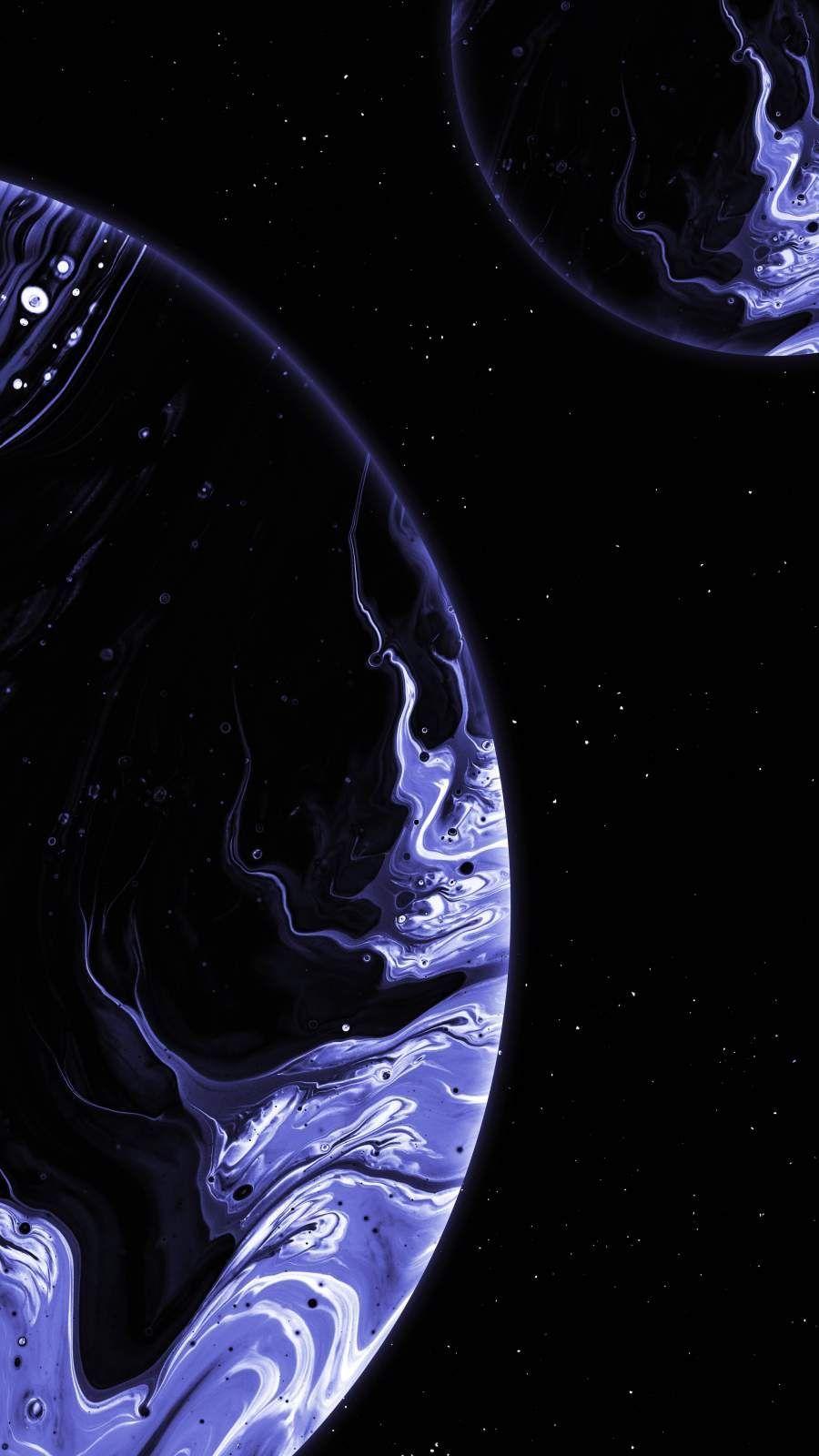900x1600 Dark Planet iPhone Wallpaper in 2020