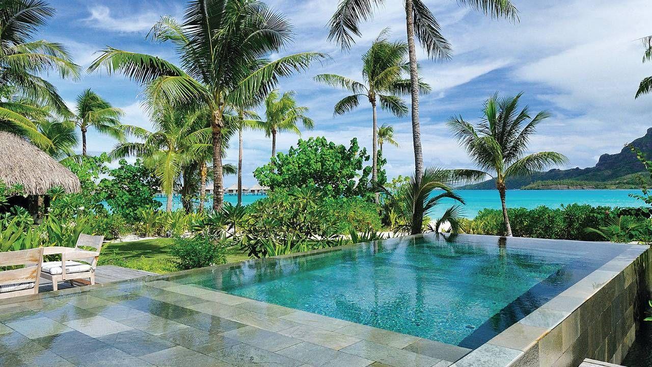 1280x720 A Lush Haven, Bora Bora. Cool Pools. Bora bora, French