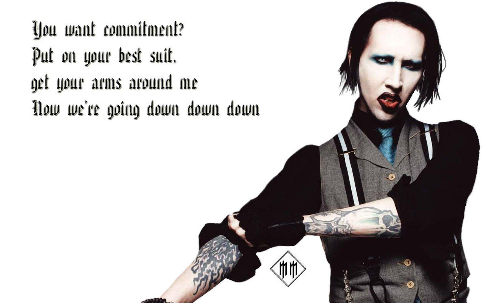 1680x1050 Marilyn Manson Wallpaper