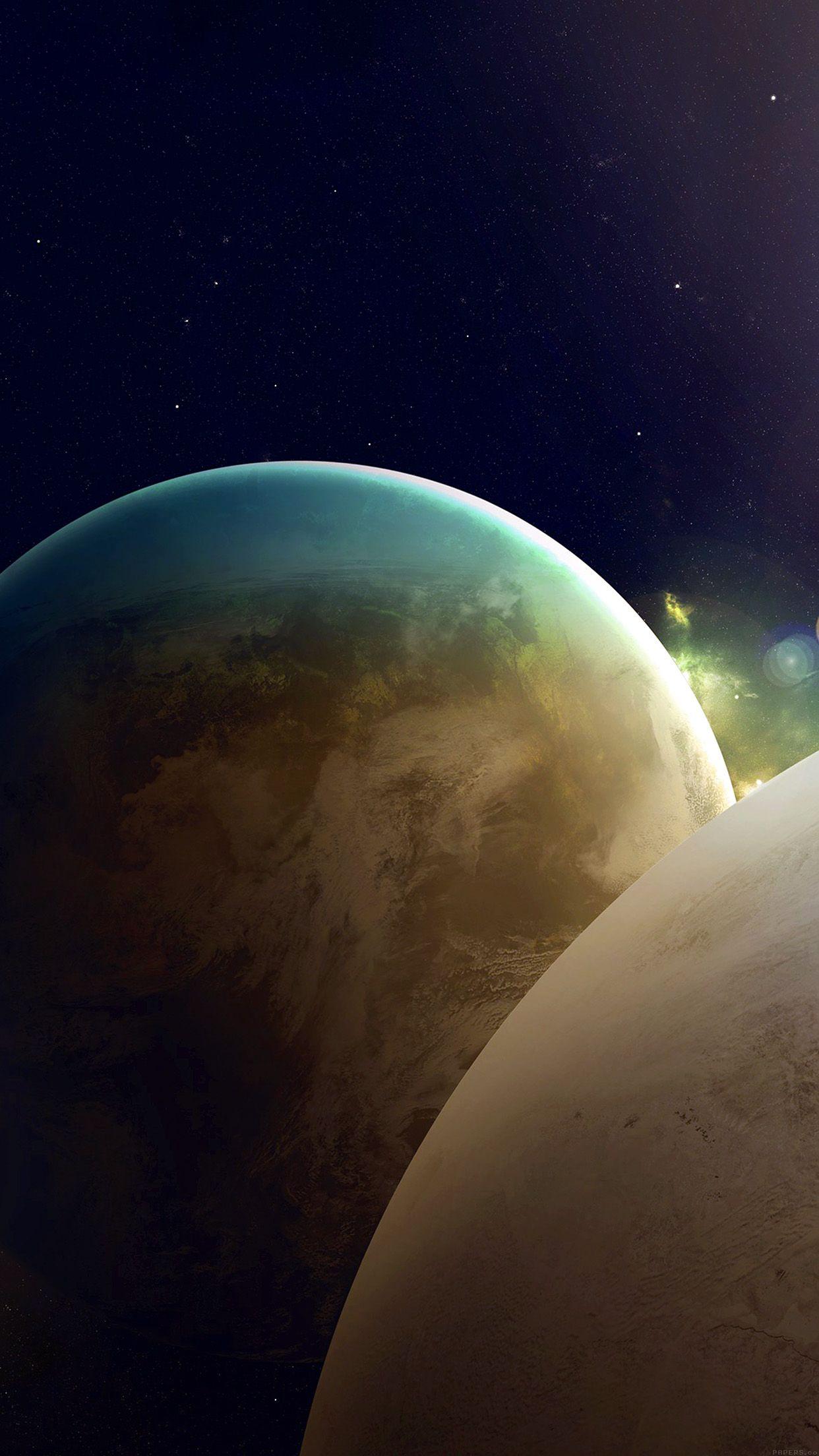 1242x2208 Flare Space Art Dark Planet Nasa Beautiful