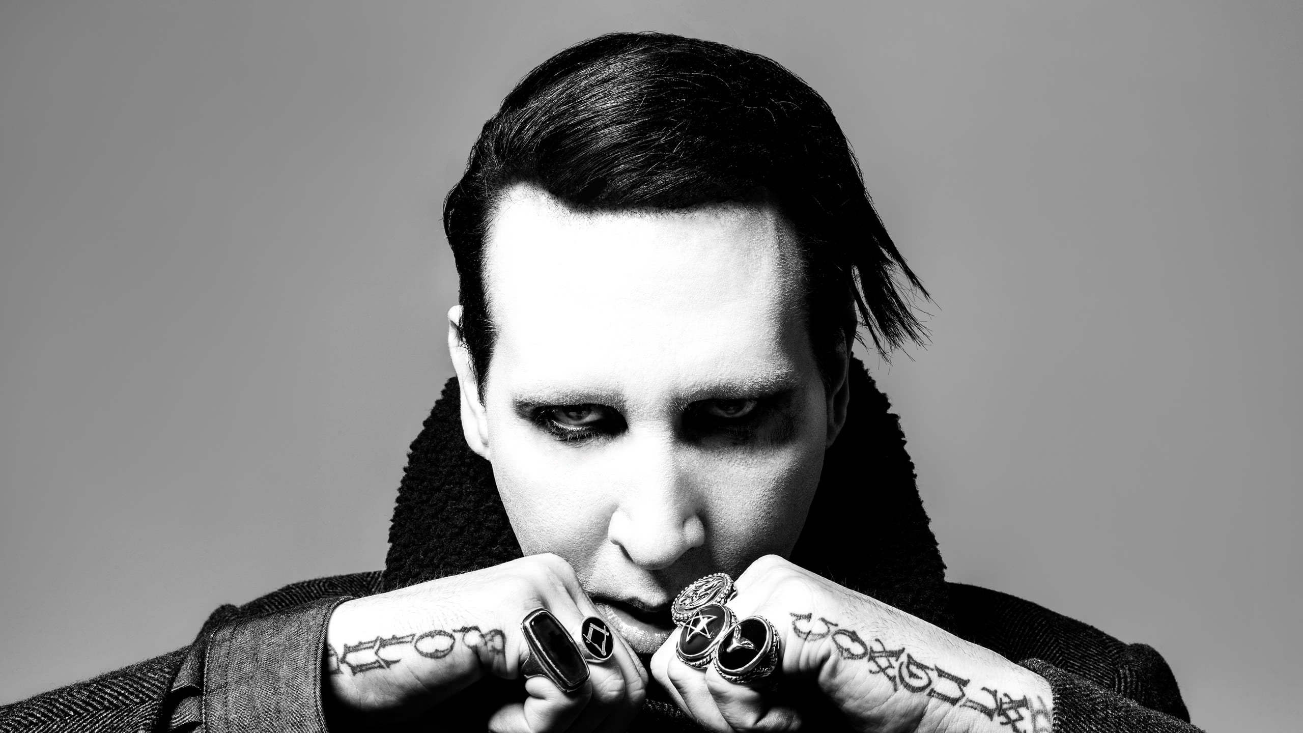 2560x1440 Marilyn Manson Portrait Wqhd 1440p Wallpaper