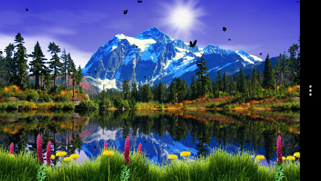 1280x720 Free Mountain Spring Wallpaper