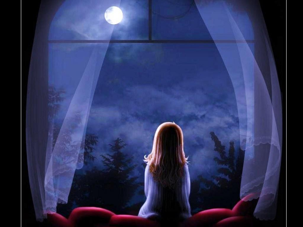 1024x768 Dreamer Girl Wallpaper