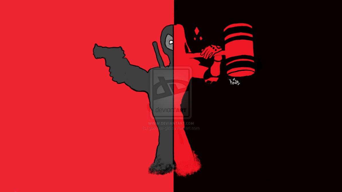 1193x670 Deadpool And Harley Quinn Wallpaper, 0.04 Mb