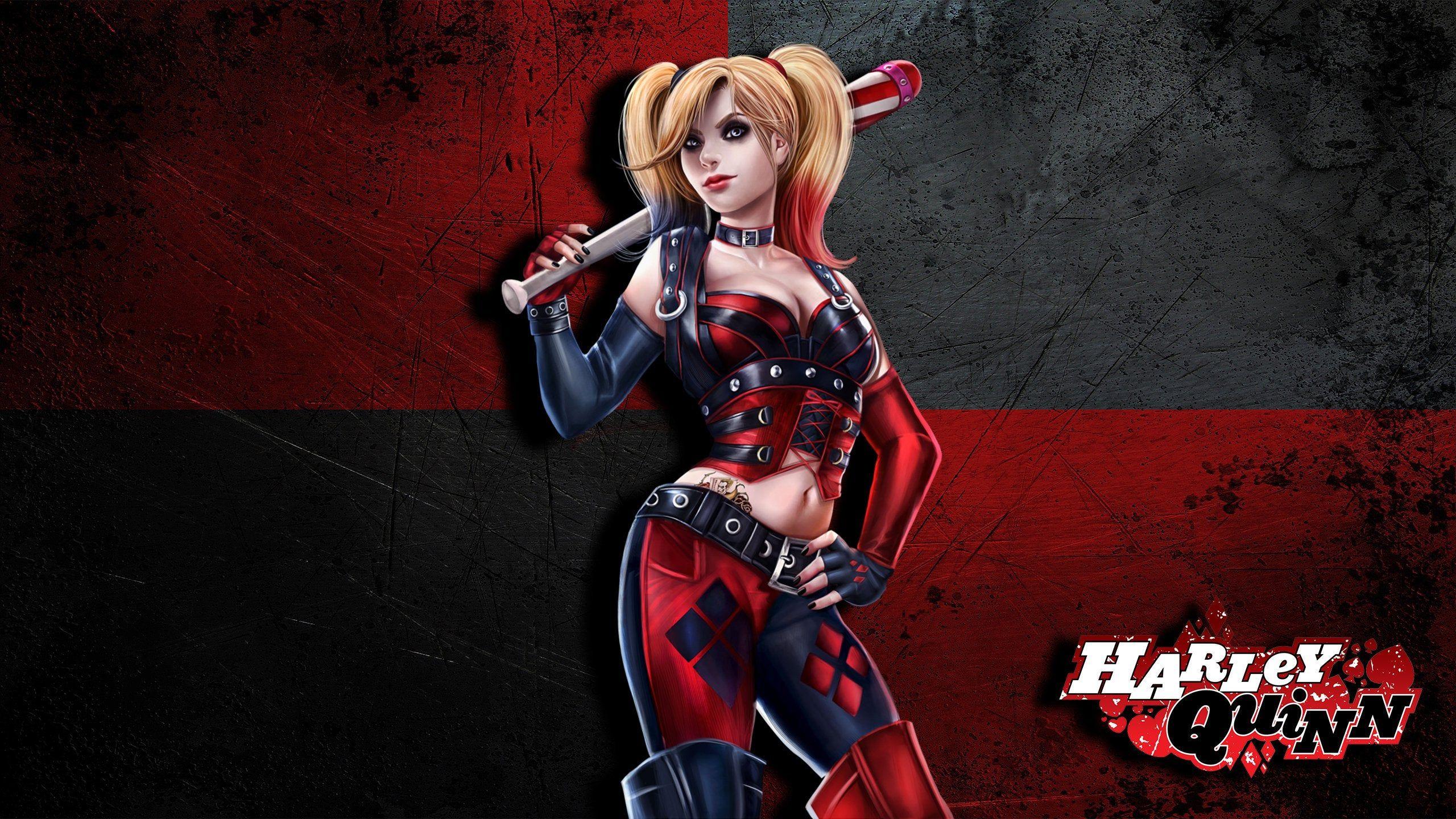 2560x1440 Harley Quinn wallpaper I made and thought I would share =