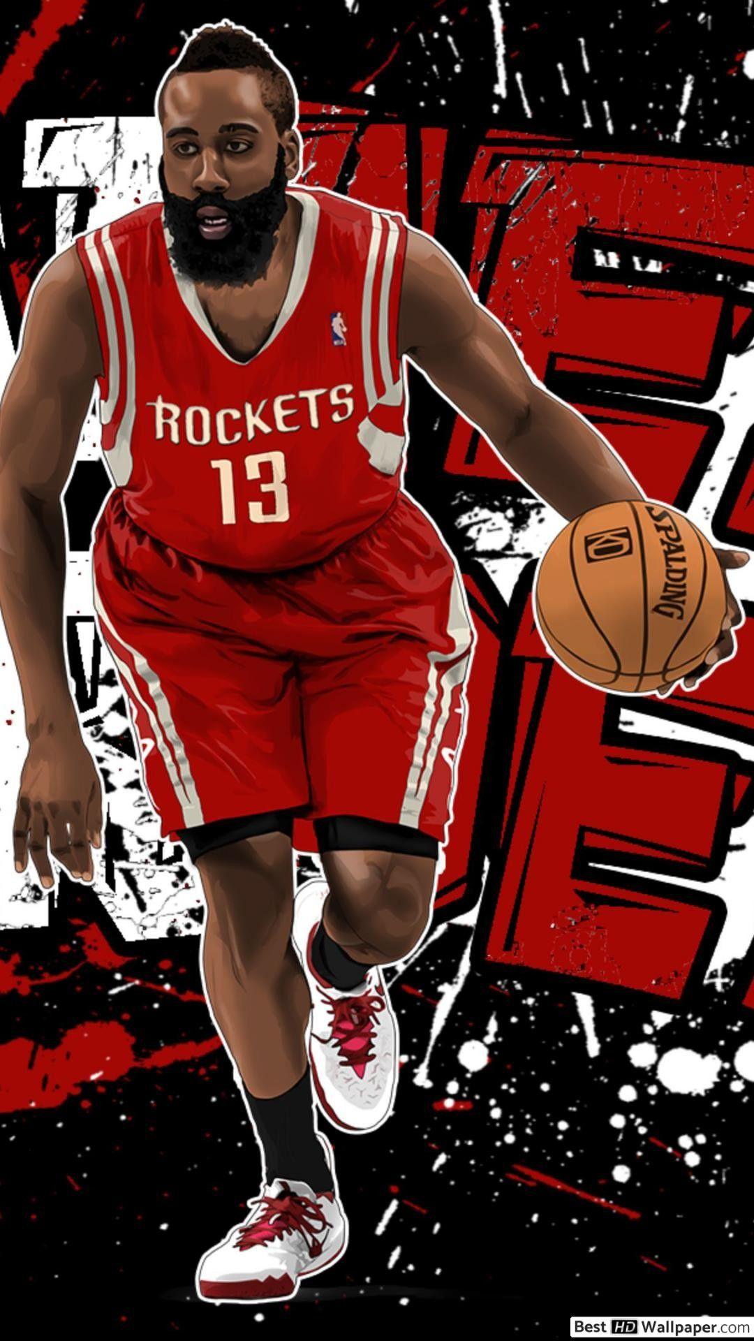 1080x1920 James Harden Wallpaper