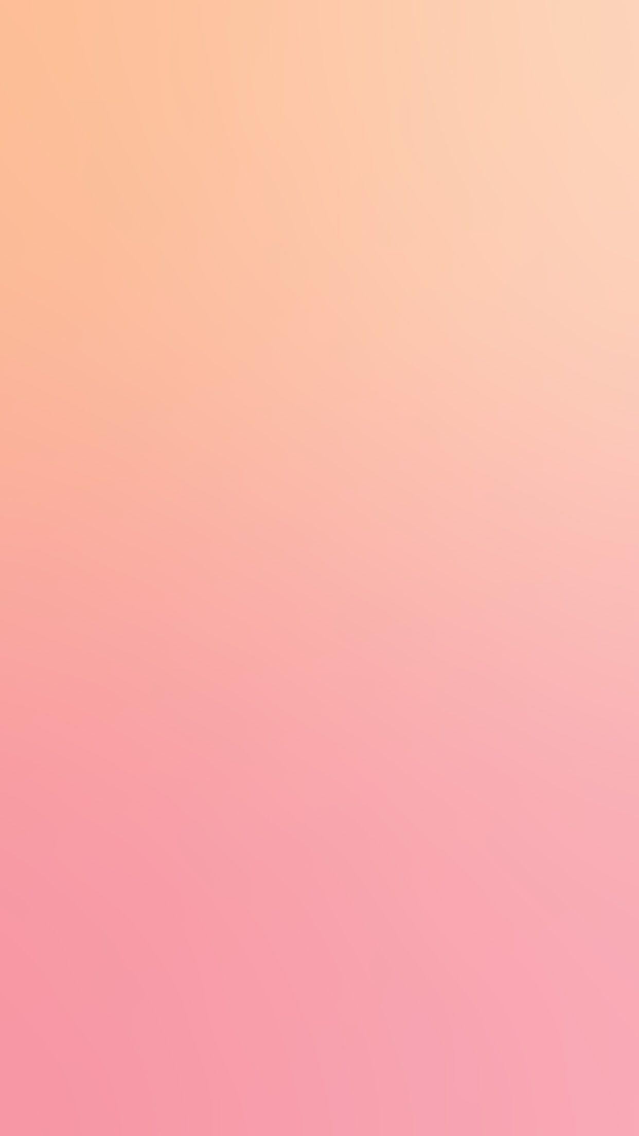 1242x2208 iPhone X wallpaper. pink peach soft pastel blur gradation
