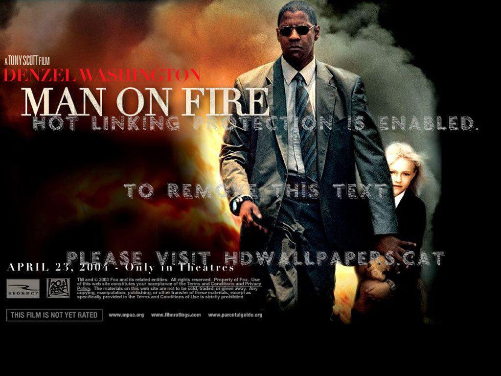 1024x768 denzel washington man fire movies people