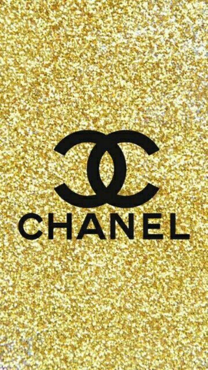 Hình nền logo Chanel long lanh 720x1280