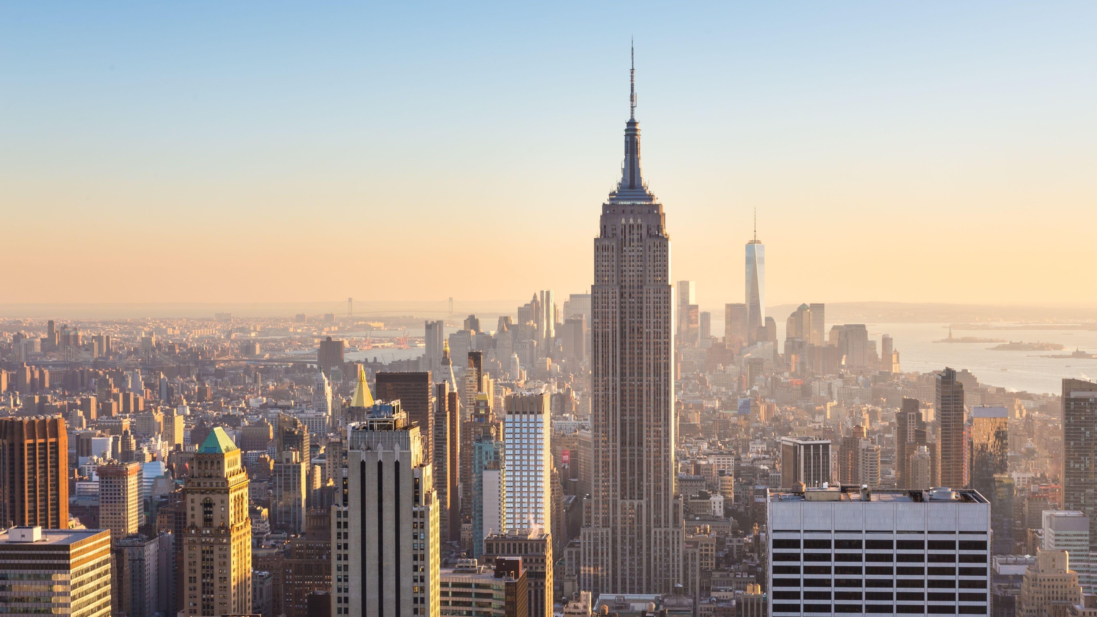 3840x2160 New York City Buildings At Day Sunlight 4K Wallpaper, HD City 4K Wallpaper, Image, Photo and Background