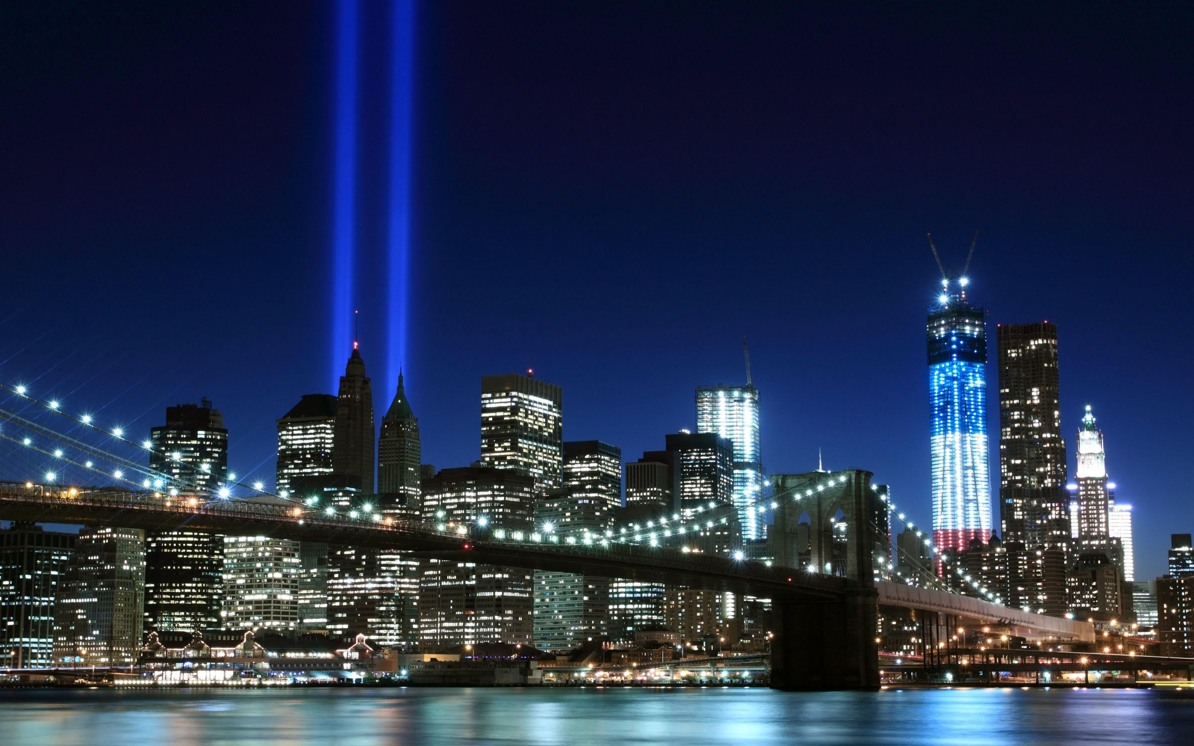 3840x2400 Free download Bridge New York City Night View Lights WallpaperByte [3840x2400] for your Desktop, Mobile & Tablet. Explore NYC 4K WallpaperK Sci Fi Wallpaper, London Wallpaper 4K