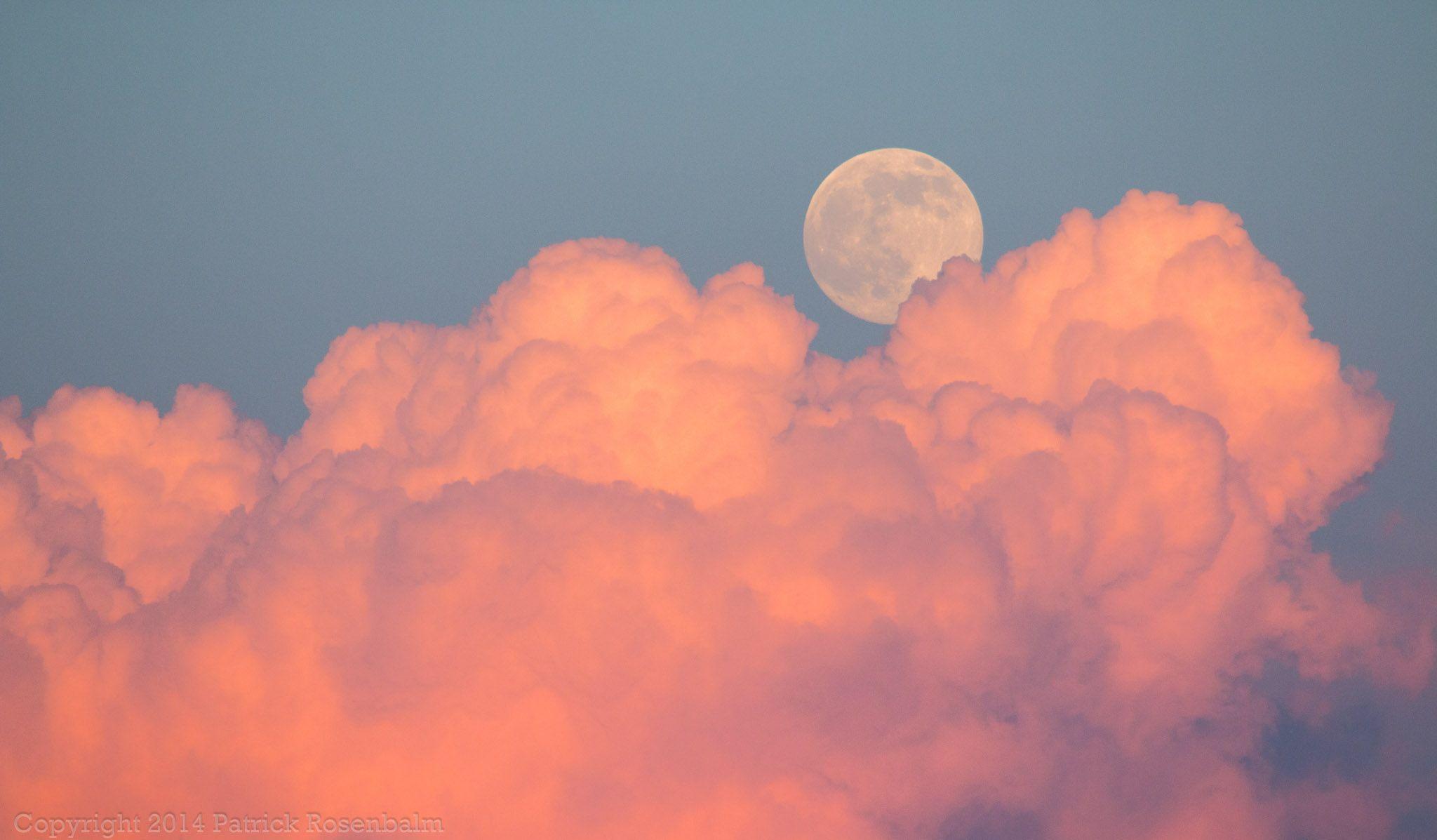 2048x1197 Super Moon and Clouds. Aesthetic desktop wallpaper, Desktop wallpaper art, Sky aesthetic