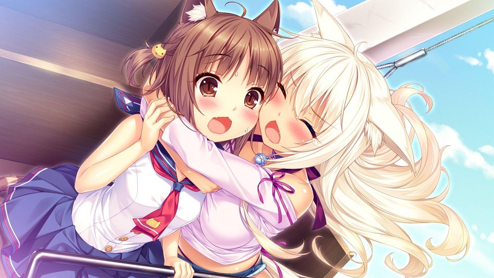 1600x900 Neko Anime Girl Wallpaper