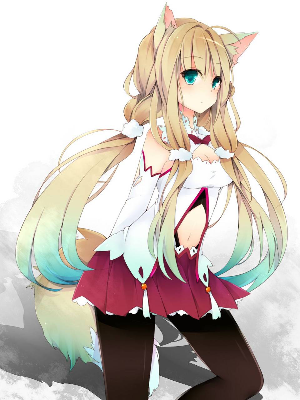 960x1280 Cute Neko Girl wallpaper