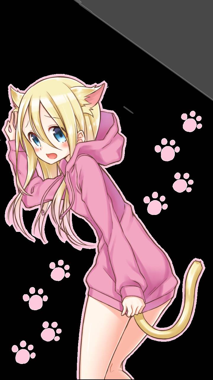 720x1280 Neko girl wallpaper