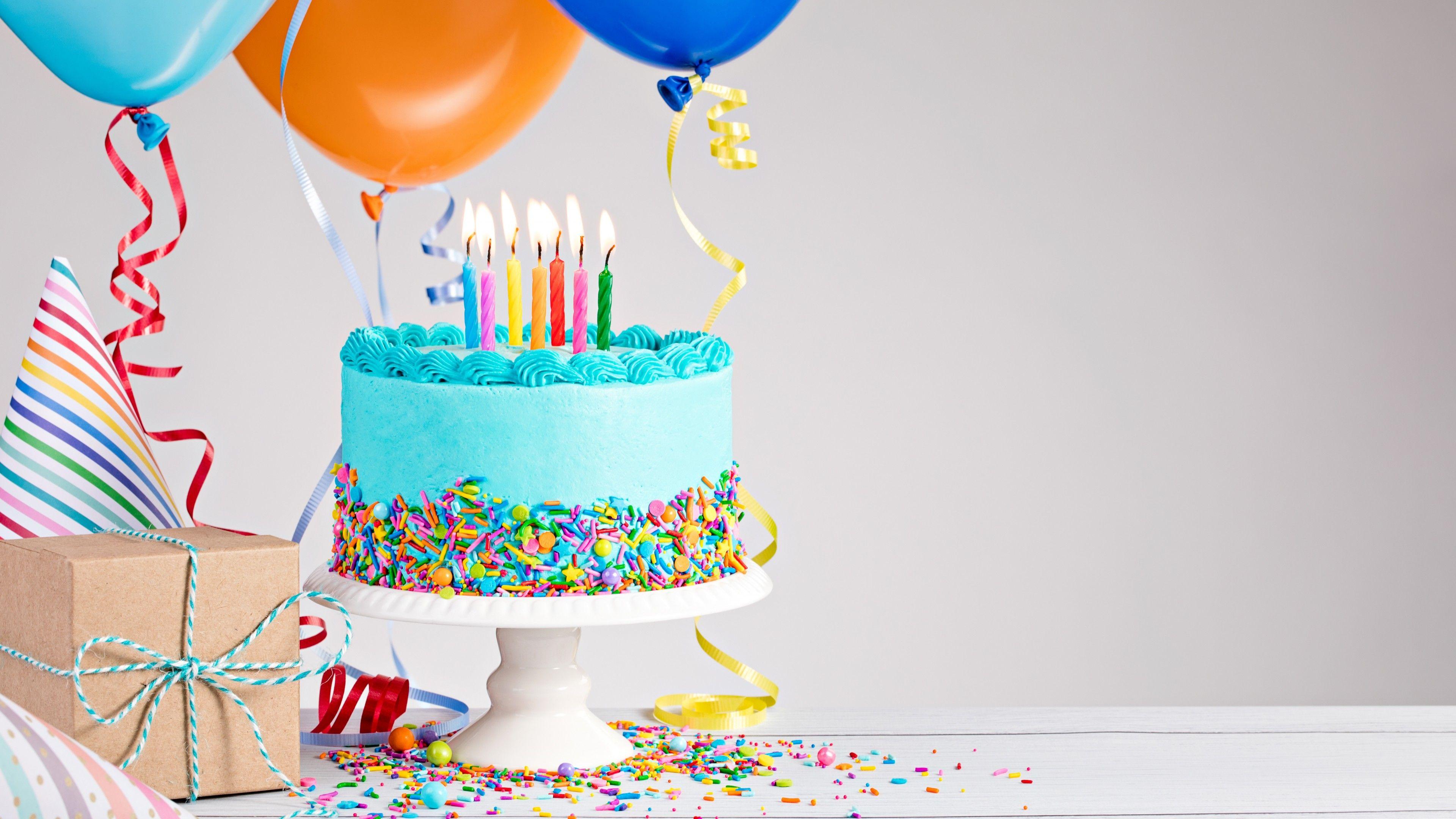 3840x2160 Wallpaper birthday cake, receipt, 8k, Food