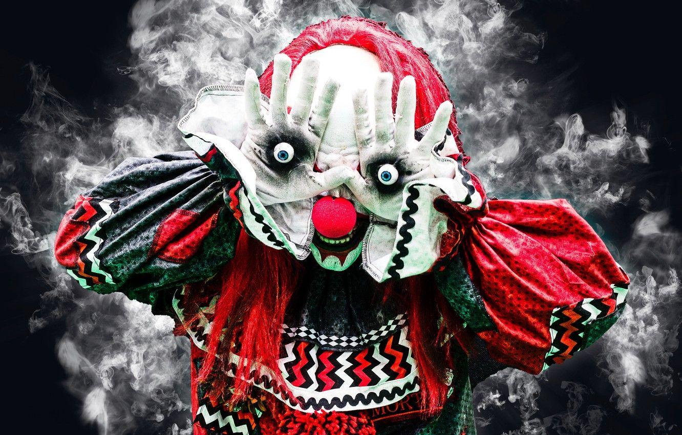 1332x850 Wallpaper clown, mask, Killer Clown image for desktop, section разное
