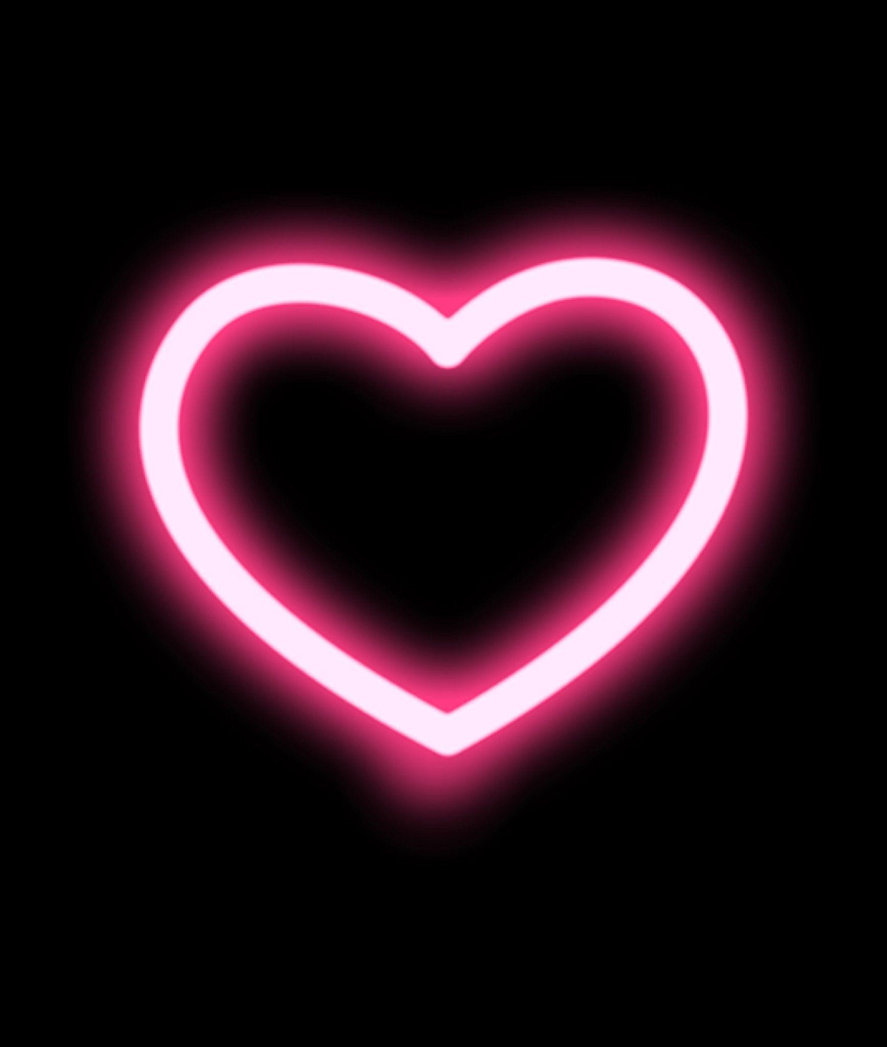 Neon Pink Hearts Wallpapers Top Free Neon Pink Hearts Backgrounds