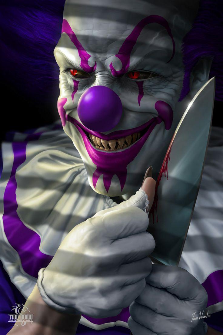 736x1104 Killer Clowns Wallpaper