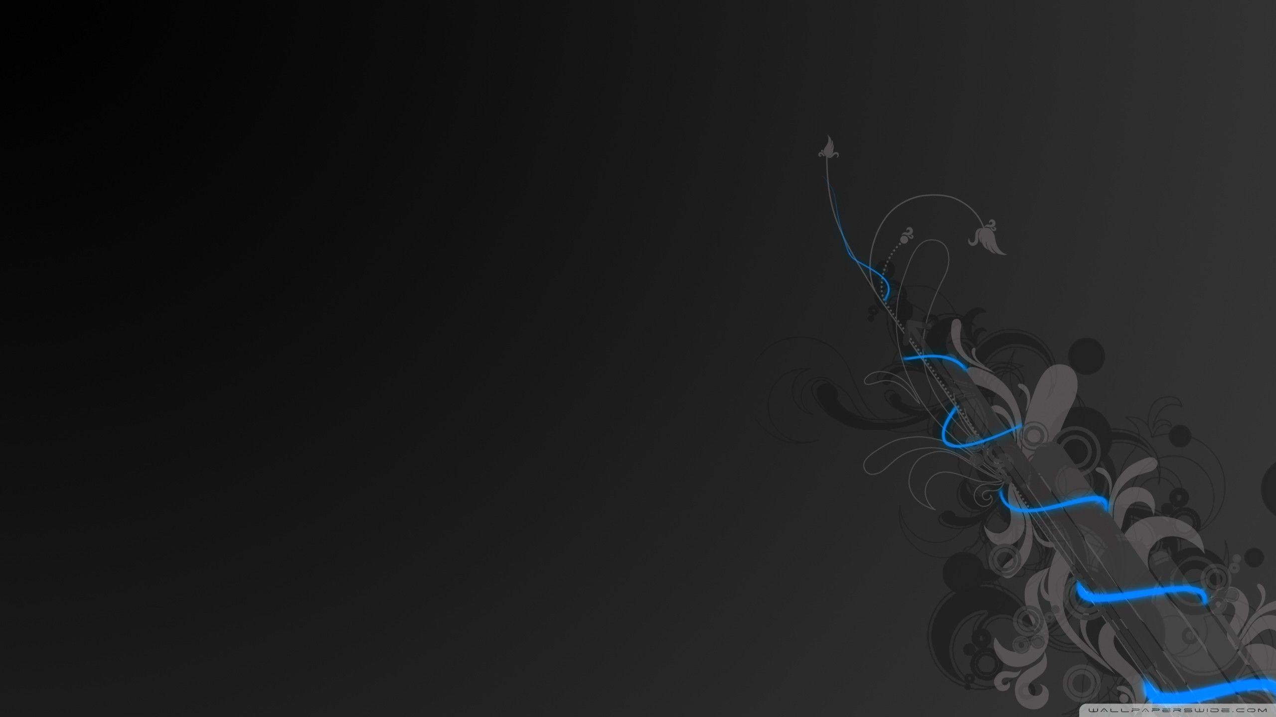 2560x1440 Black Graphic Wallpaper