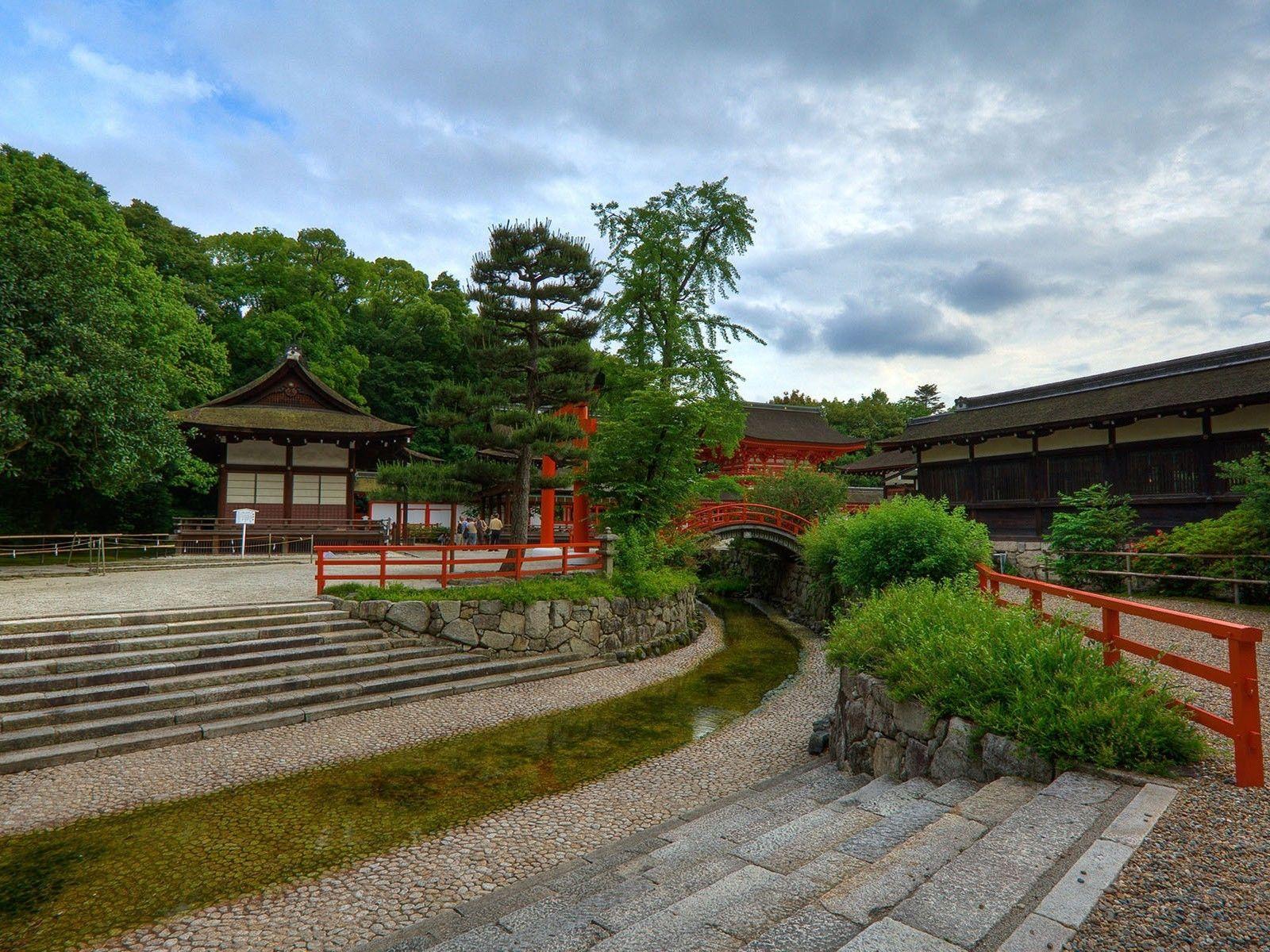 1600x1200 Other: Temple Garden Japanese Japan Zen Wallpaper Background Free