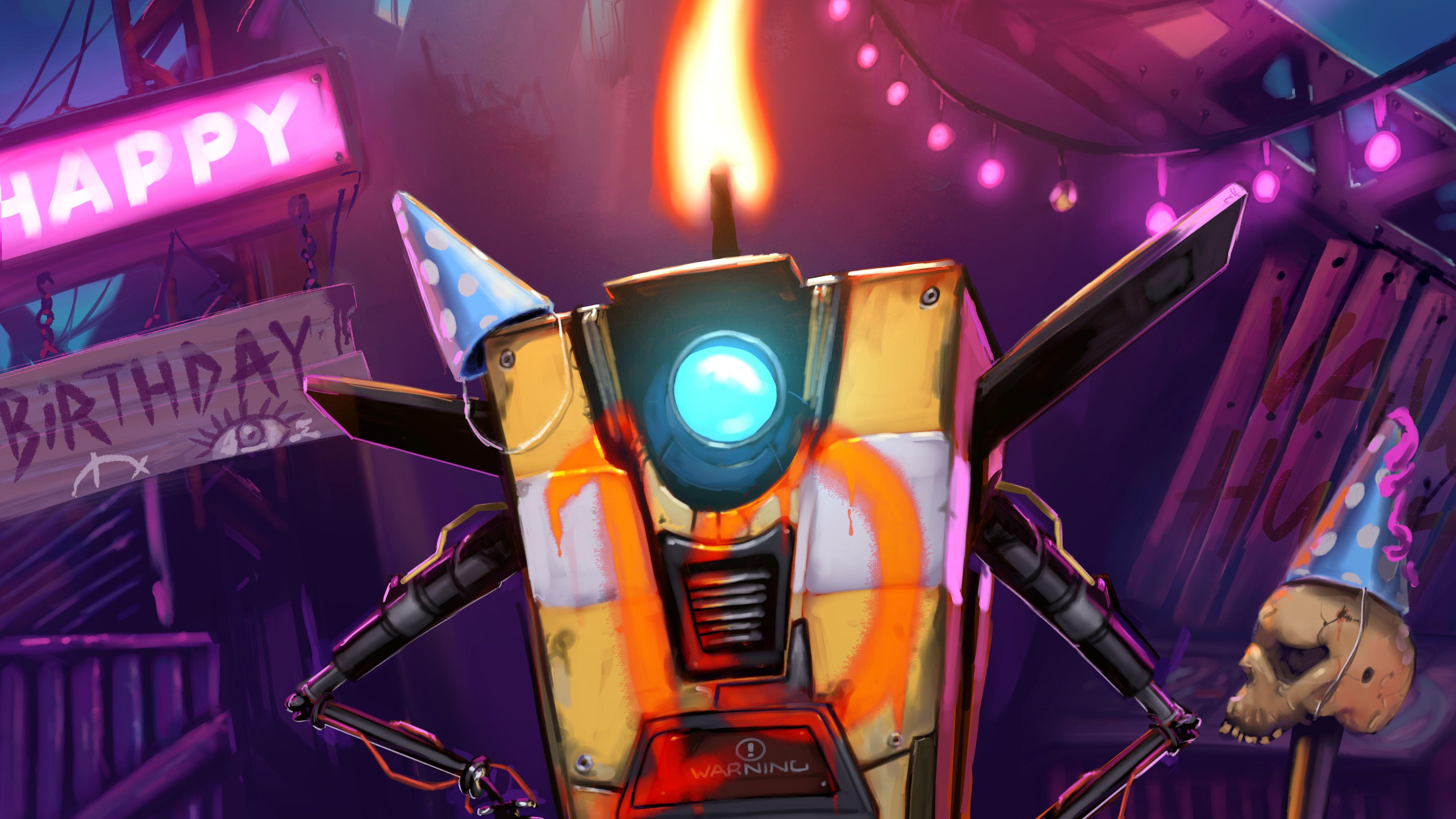 4961x2790 Claptrap Borderlands 3 iPad Air HD 4k Wallpaper, Image, Background, Photo and Picture